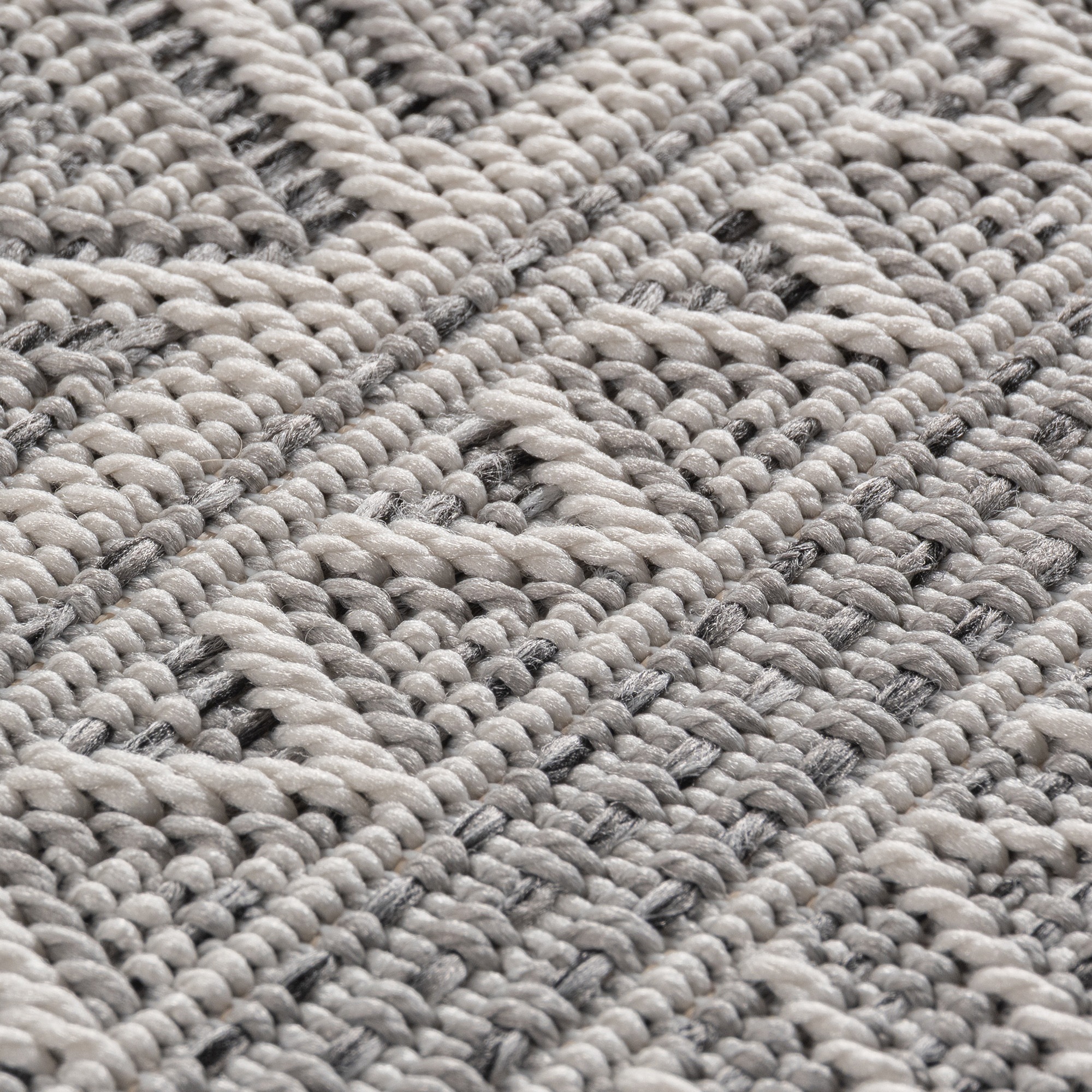 Outdoorteppich AYYILDIZ TEPPICHE "DESERT 1303", grau, B:160cm H:5mm L:230cm, Polypropylen, Teppiche, Outdoorteppich, Läufer, In und Outdor, Wohnzimmer, Aussenbereich 3
