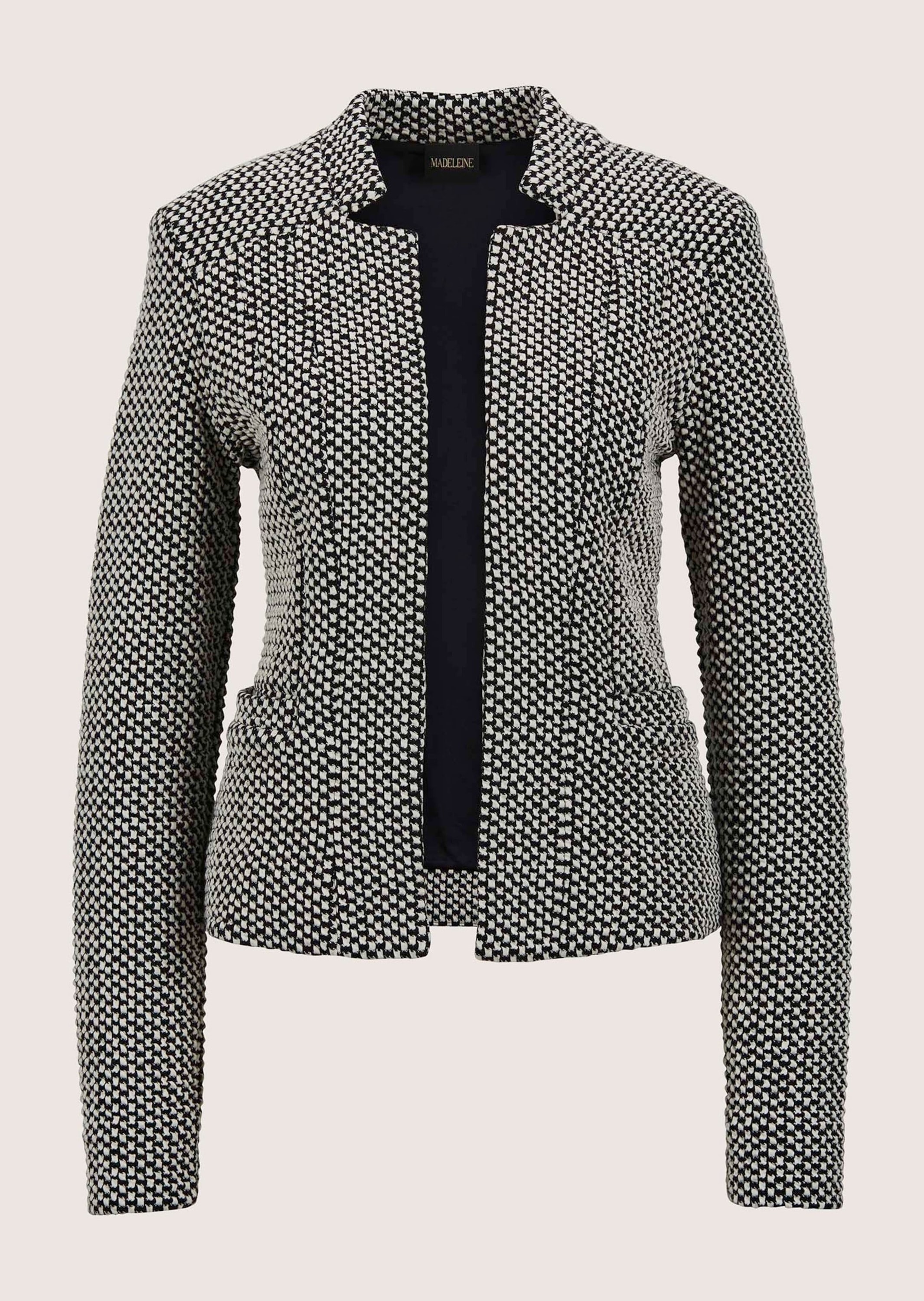 MADELEINE Jerseyblazer "Kurzblazer Moderner Jerseyblazer mit Struktur" günstig online kaufen