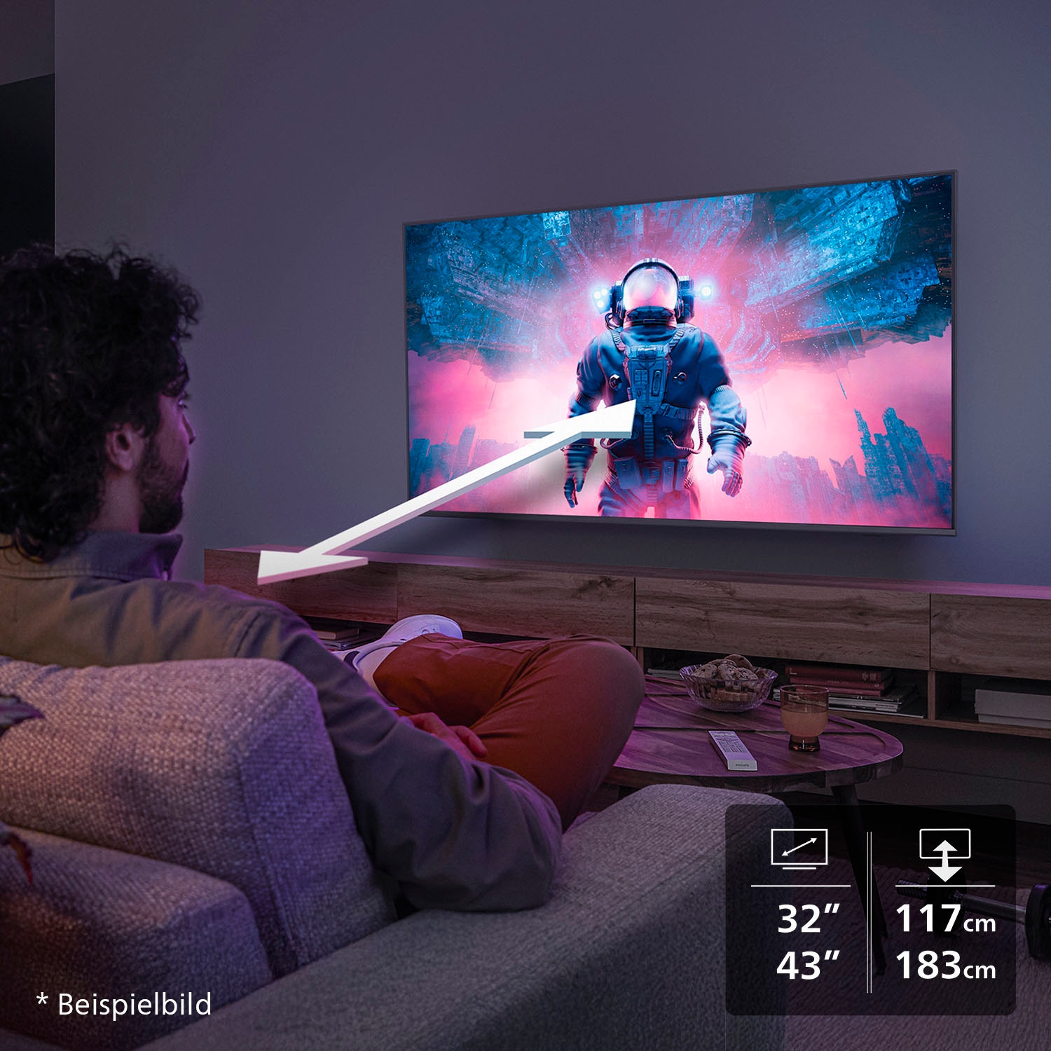 Philips LED-Fernseher »43PFS5500/12«, Full HD