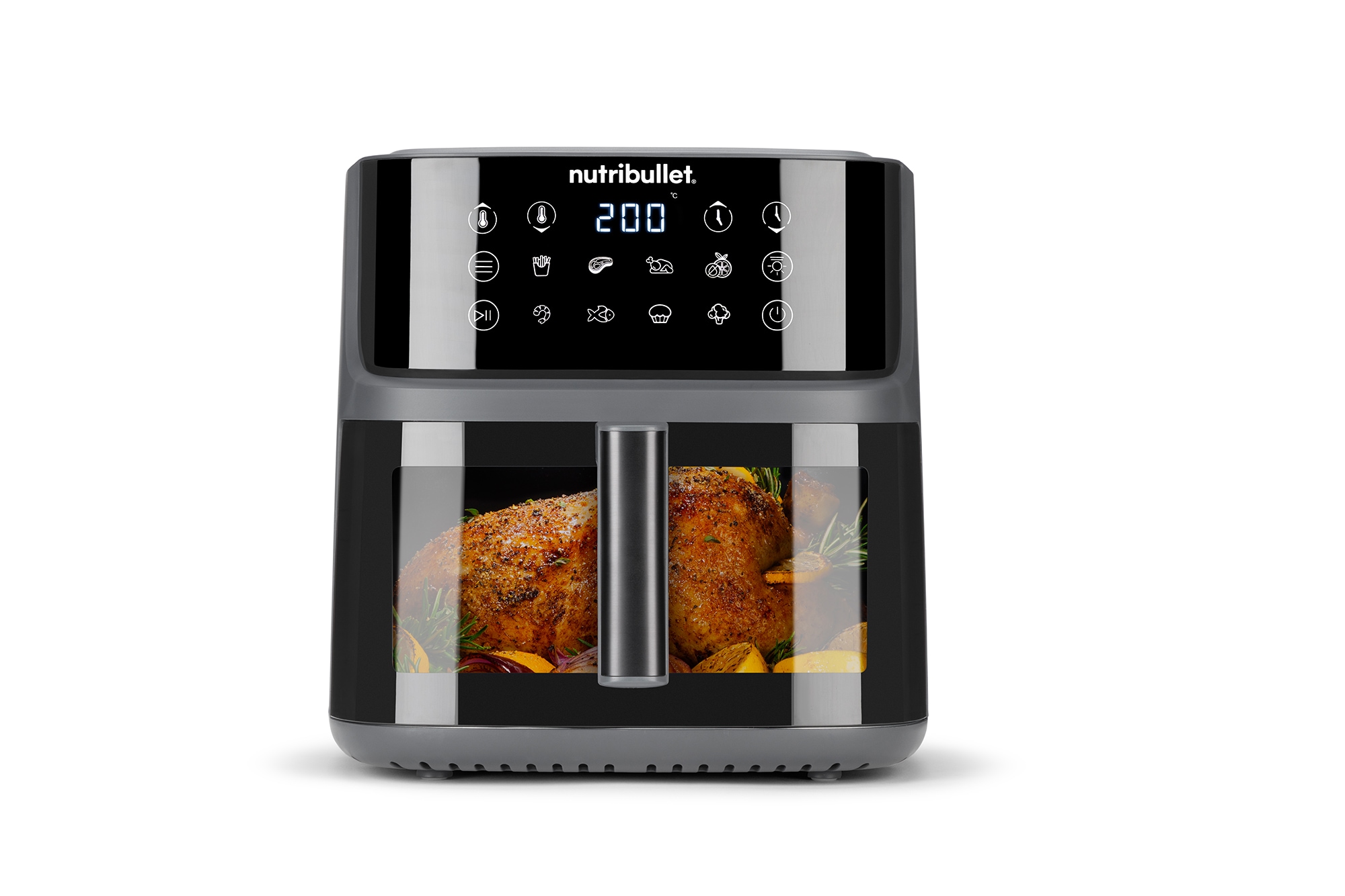 nutribullet Heißluftfritteuse »CRISPLITE™ NBA0811DG«, 2000 W, mit Programmablaufanzeige und Restzeitanzeige
