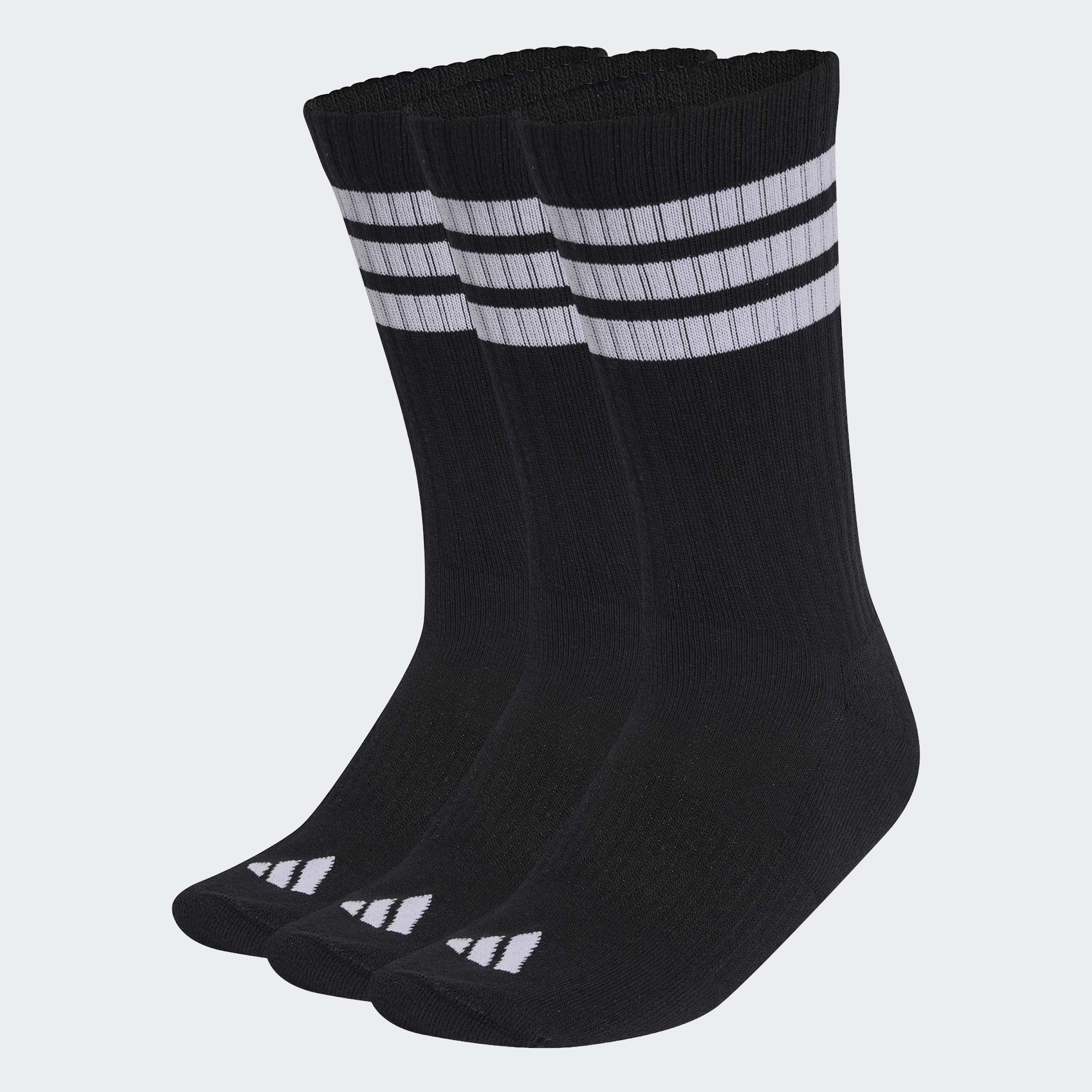 adidas Performance "3-STREIFEN, KNÖCHELLANG, MIT POLSTERUNG, 3ER-PACK" 3 Paar tlg. für sportive Aktivitäten und Fitness, 3er-Pack, neutraler Schnitt
