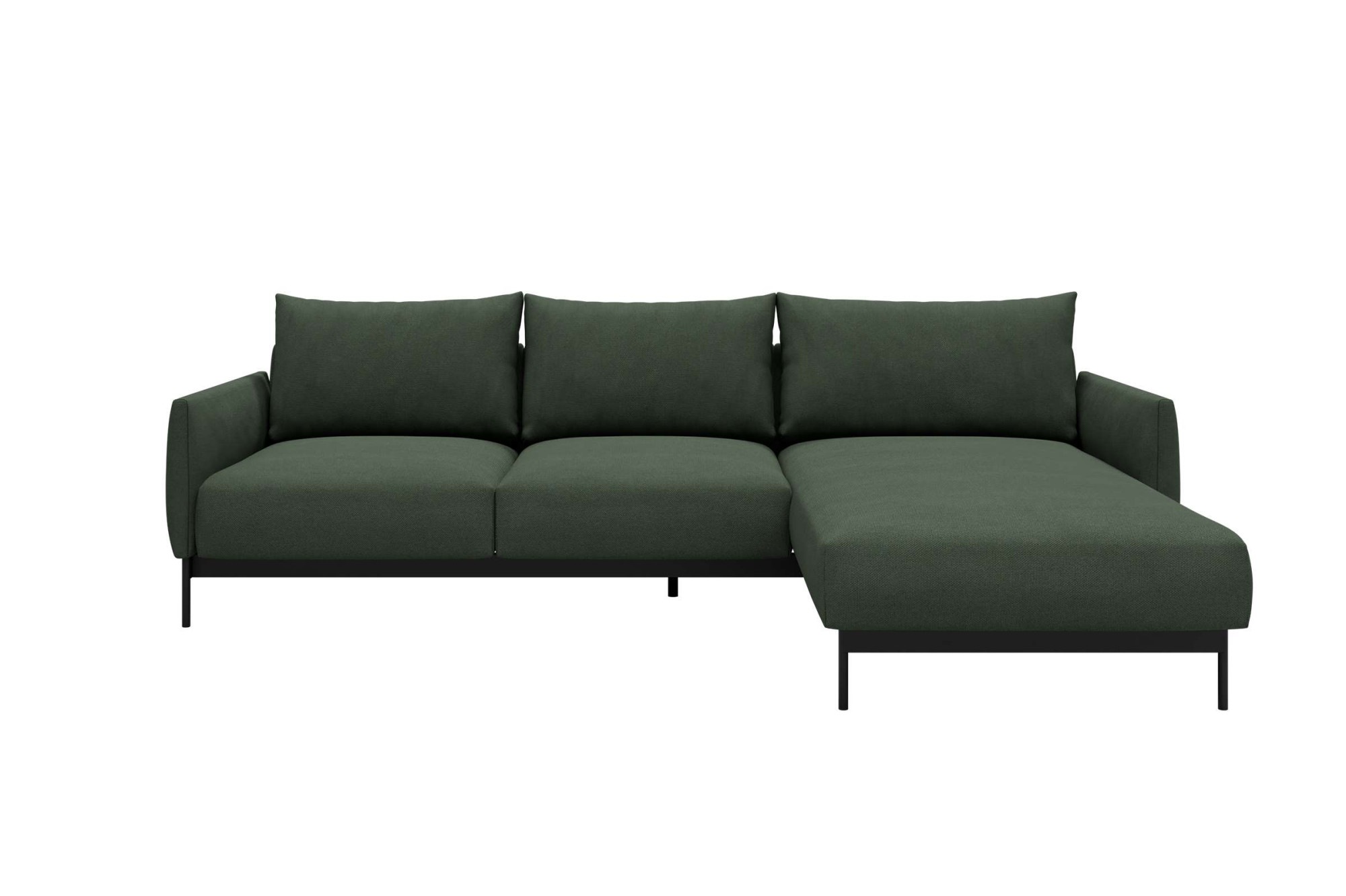 Tenksom Ecksofa »Tokey, Polsterecke, Couch, Recamiere links und rechts montierbar«, Bezüge wechselbar, hoher und gemütlicher Sitzkomfort, L-Form