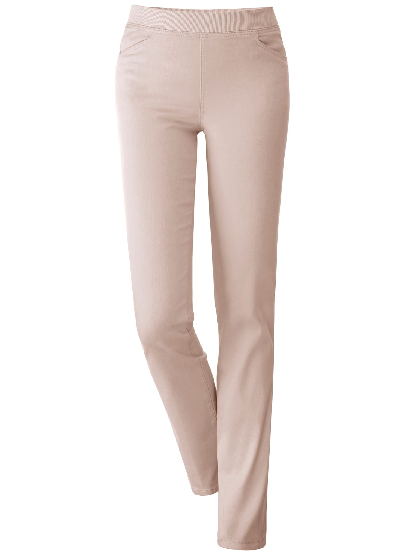 Classic Basics Women Stretch Jeans Sand 205 3
