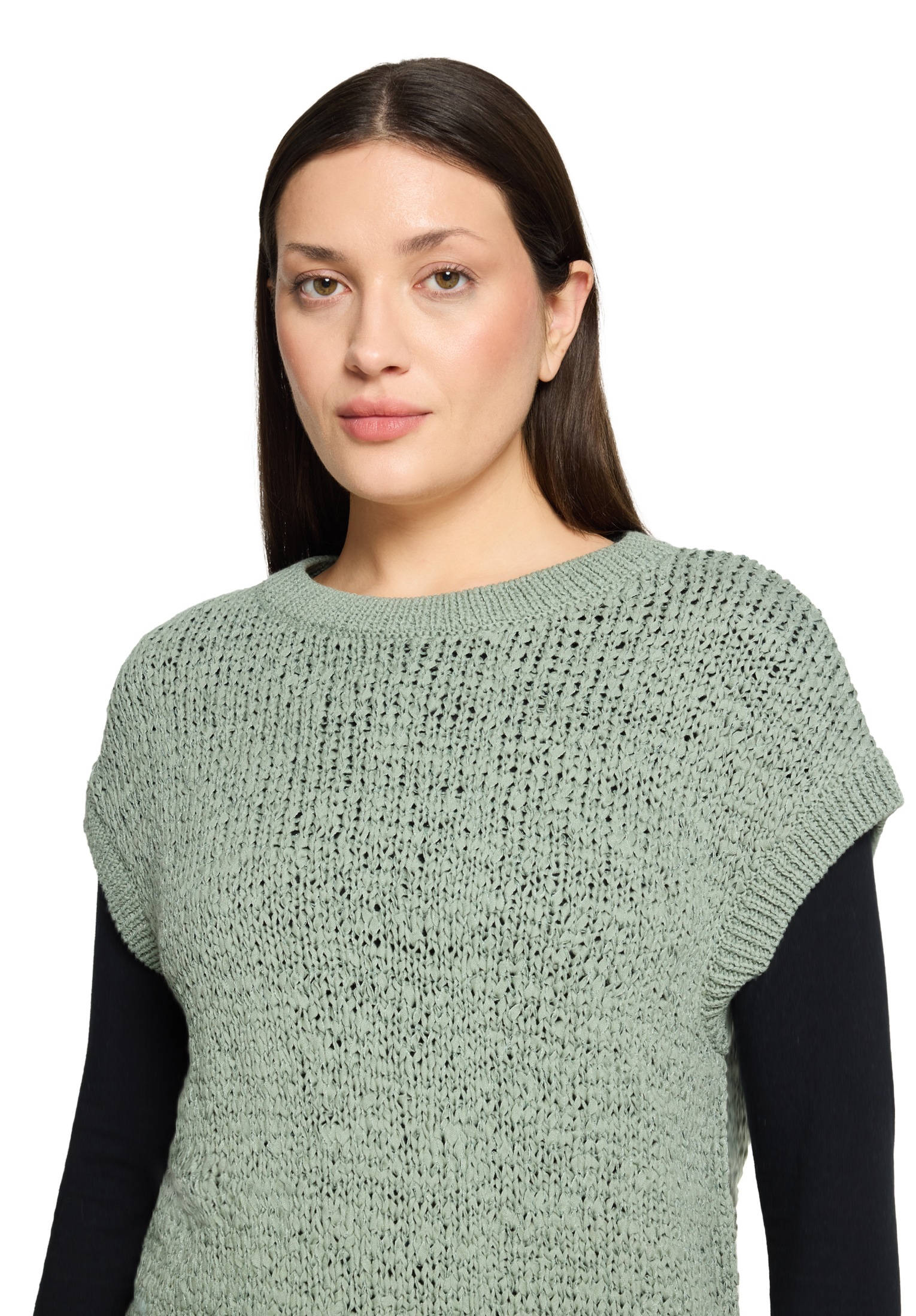 Betty&Co Stricktop »Damen mit Rundhalsausschnitt«