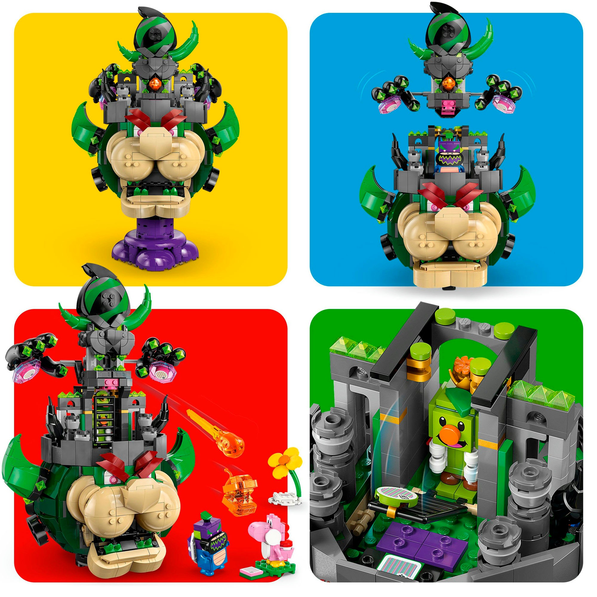 LEGO® Konstruktionsspielsteine »Prinz Florian & Schloss-Bowser (72042), LEGO Super Mario«, (1251 St.), Made in Europe
