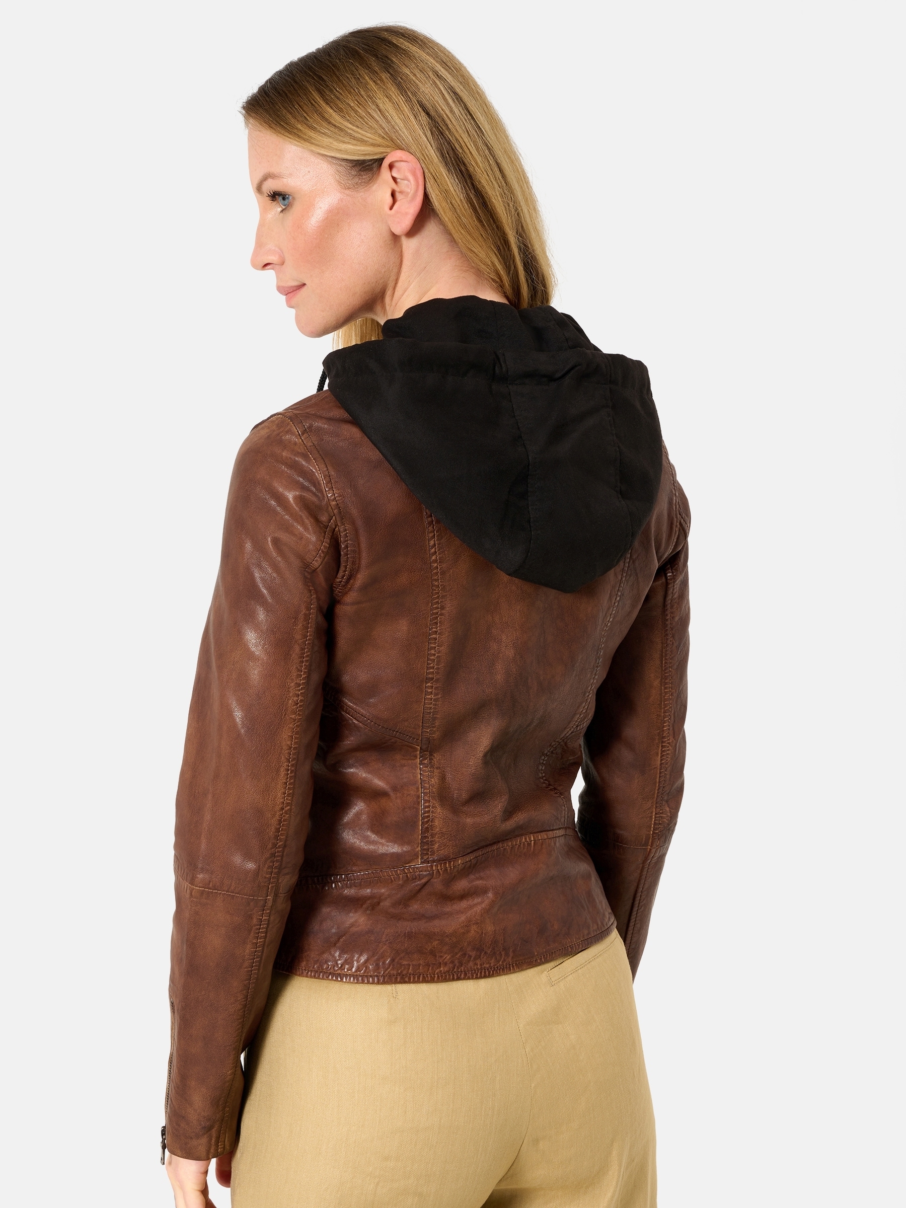 RICANO Lederjacke »Lederjacke Dalia« Handgefertigt aus echtem Leder