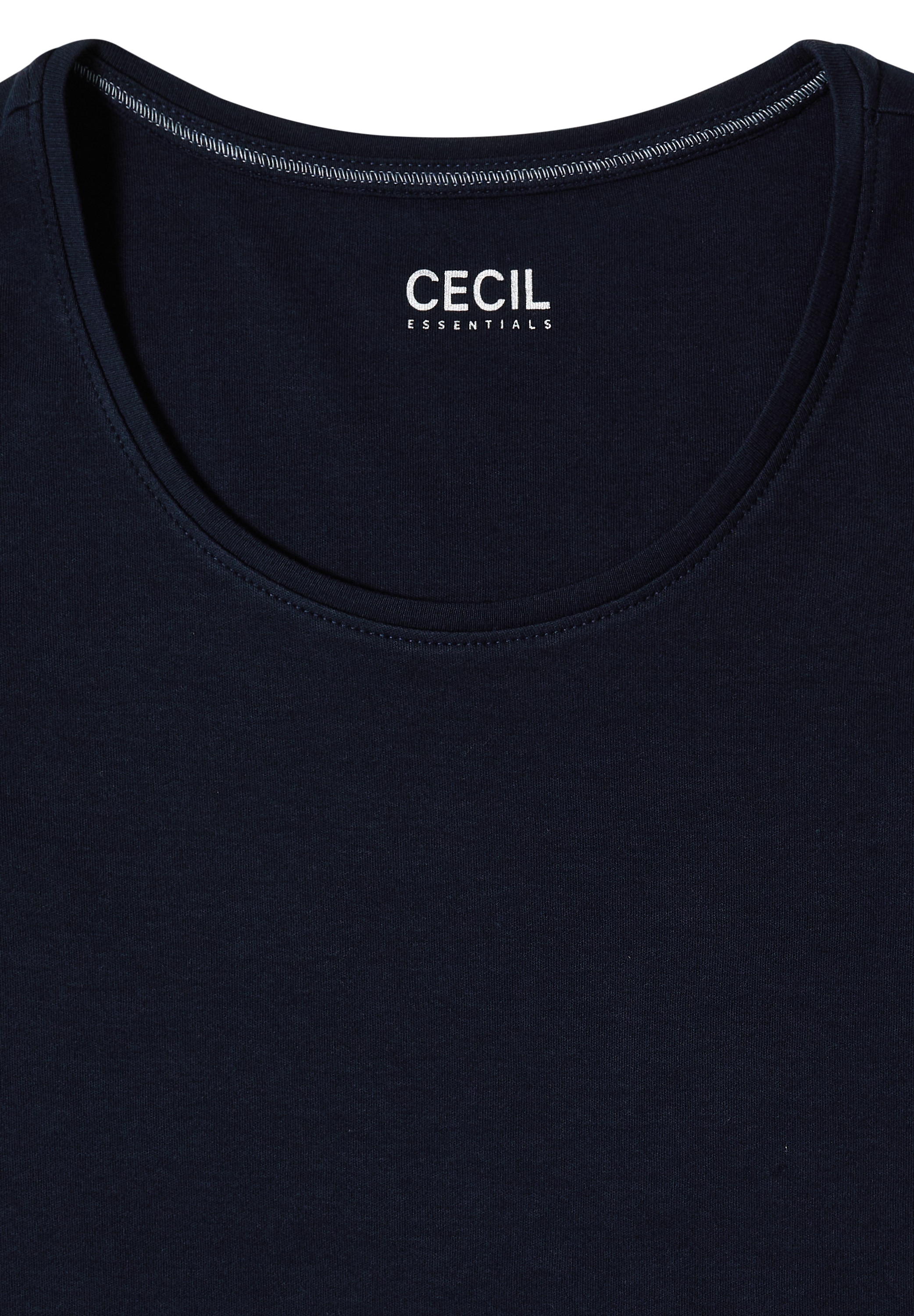 Cecil Langarmshirt aus reiner Baumwolle