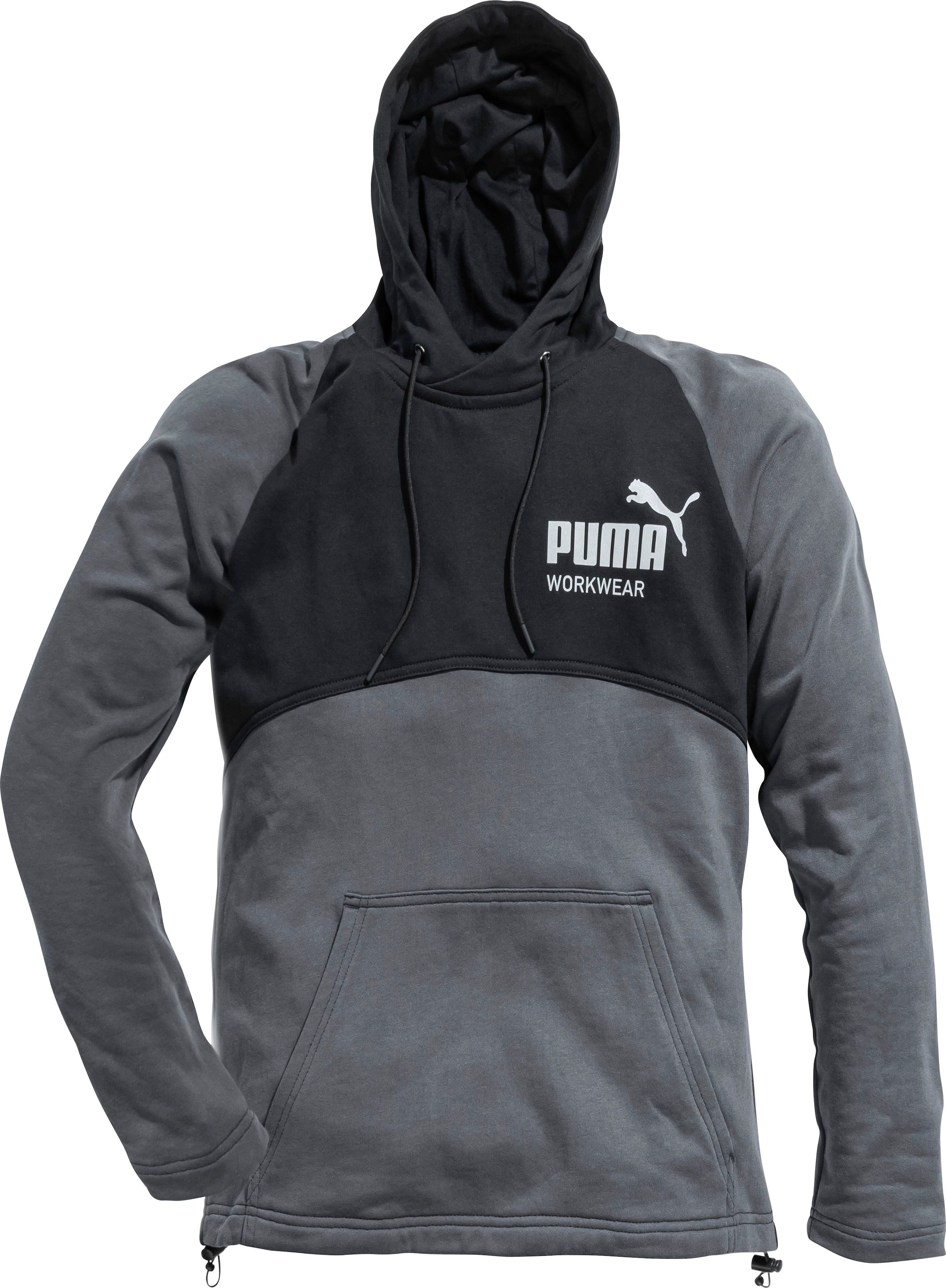 PUMA Workwear Hoodie »CHAMP« Workwear stahlgrau-carb...