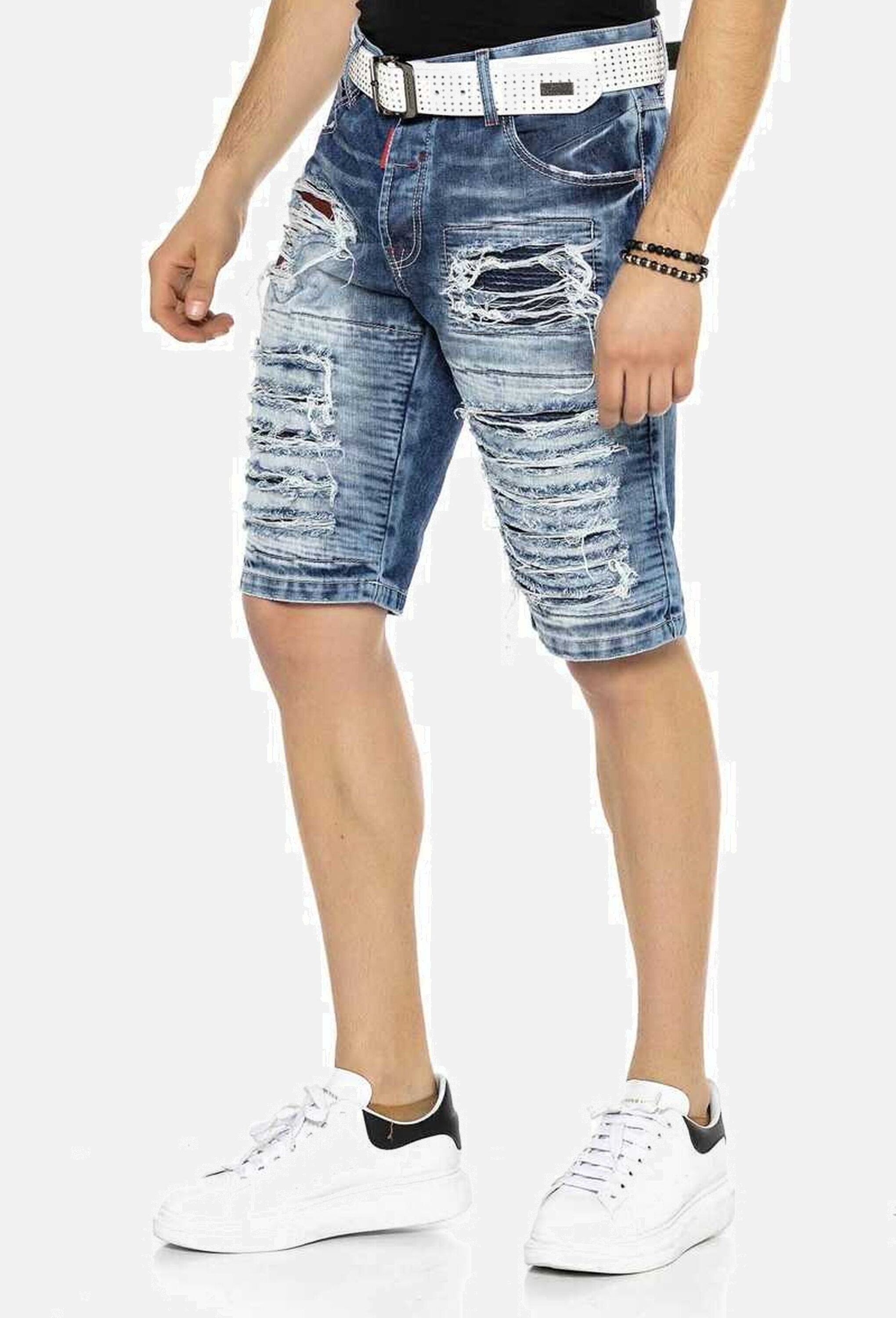 Cipo & Baxx Jeansbermudas »Cipo & Baxx Bermuda & Short« mit Reißverschluss, CK219