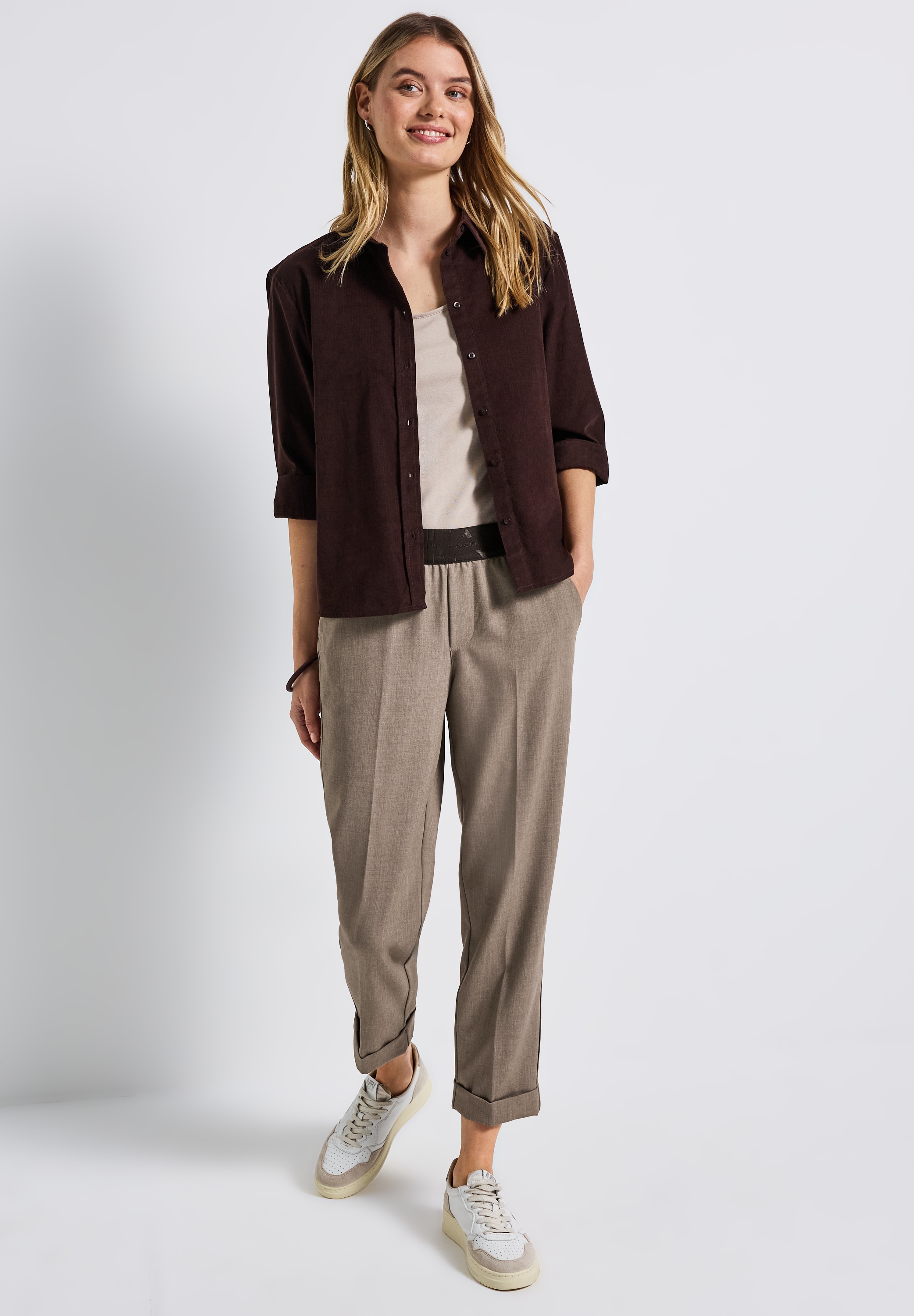 STREET ONE Chinohose, Middle Waist