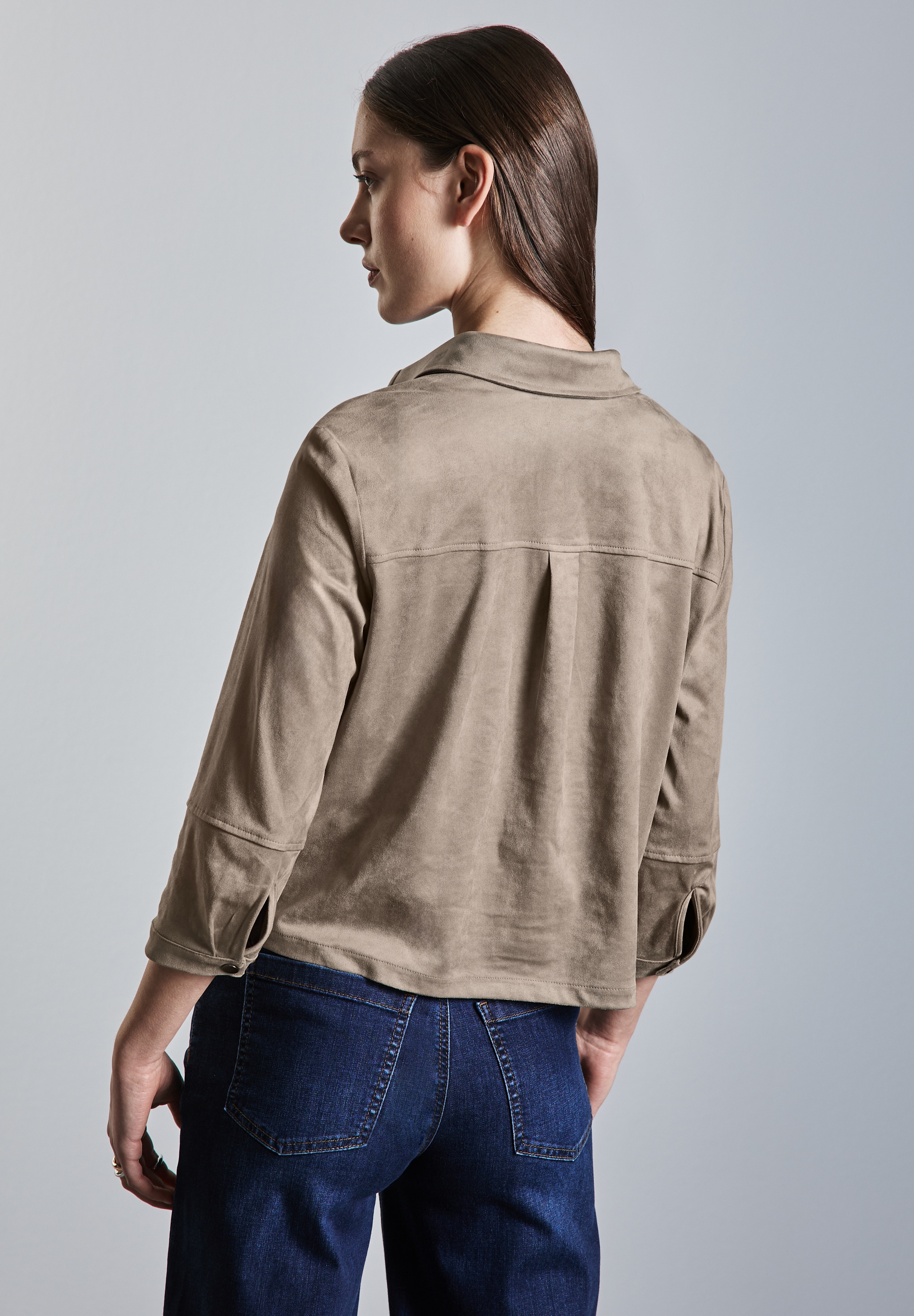 STREET ONE Hemdbluse, mit 3/4 Ärmeln