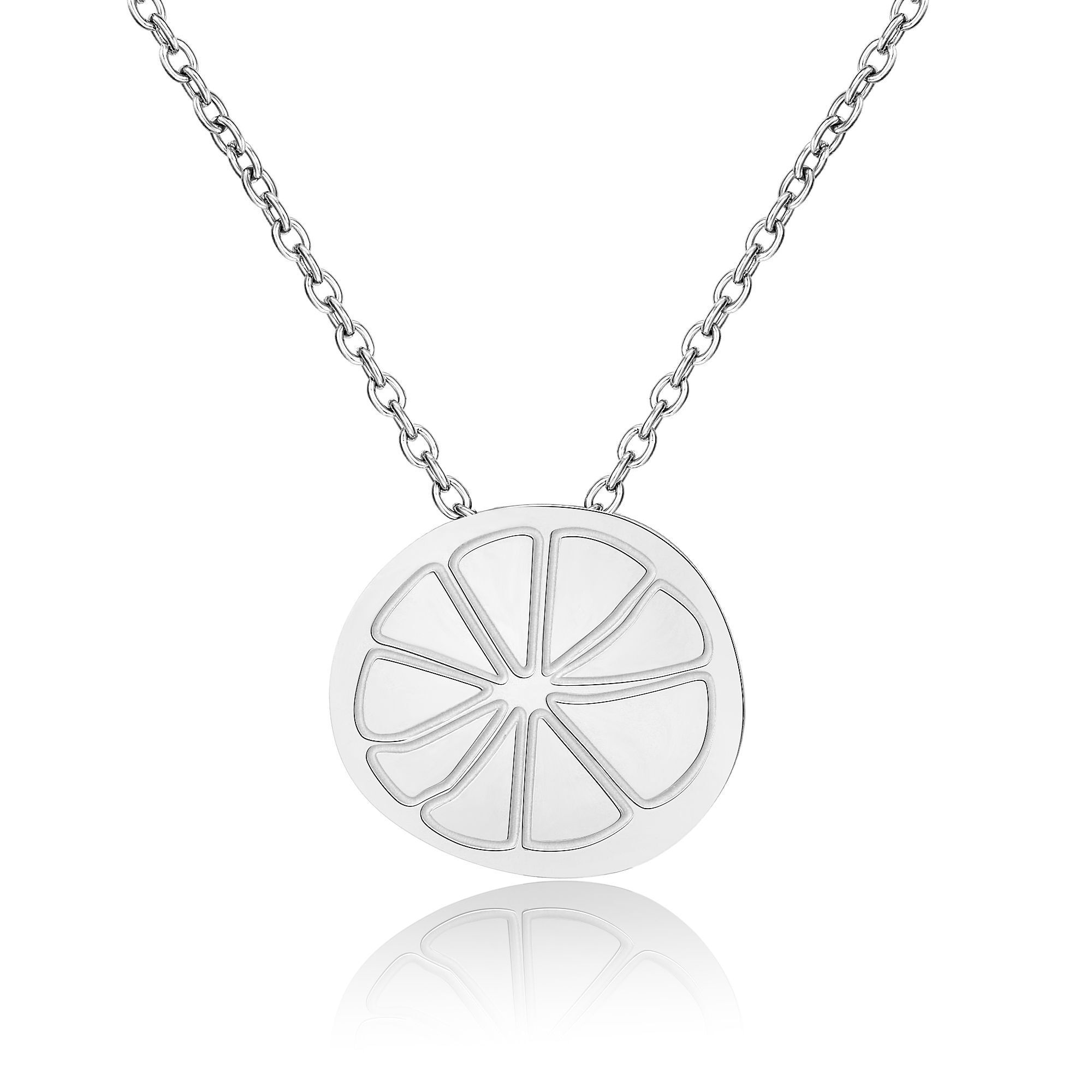 AILORIA Damen Edelstahlkette "Halskette CITRONNADE", silber, Halsketten