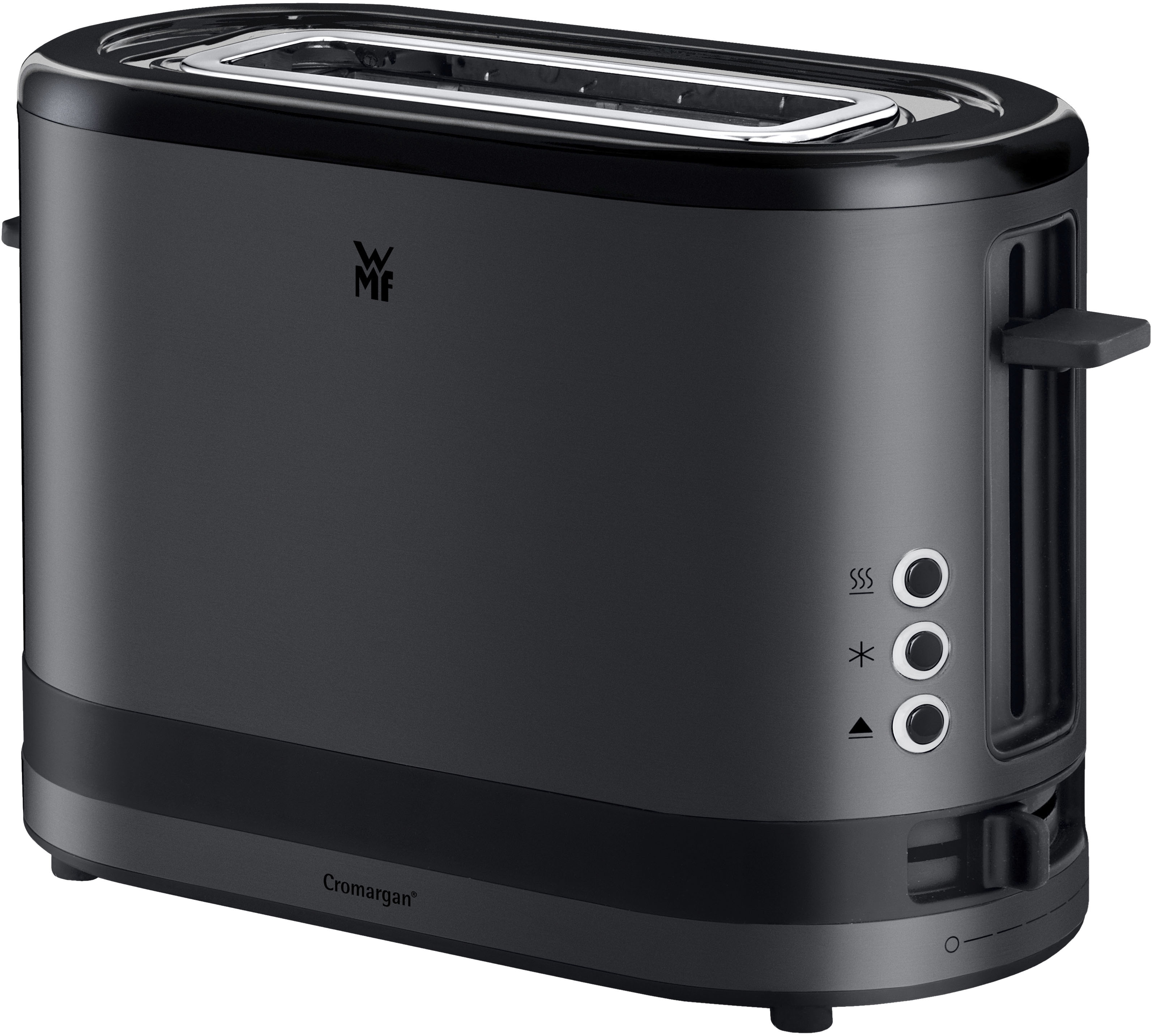 WMF Toaster "KÜCHENminis" 1 kurzer Schlitz 600 W kompakt, 7 Bräunungsstufen, Auftau-Funktion, Aufwärm-Funktion