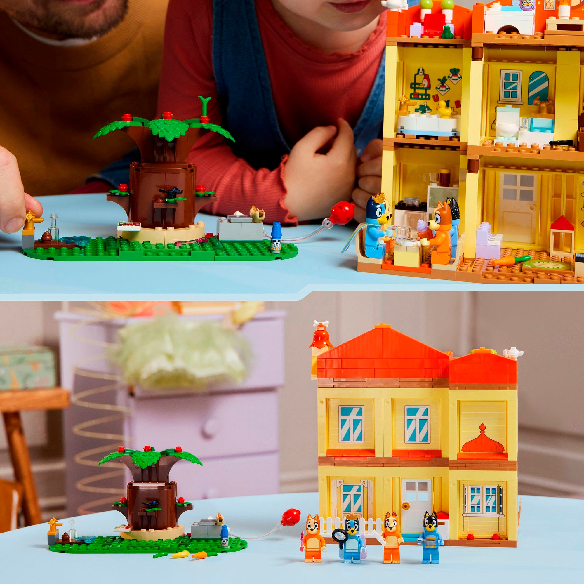 LEGO® Konstruktionsspielsteine »Blueys Haus (11203), LEGO Bluey«, (382 St.), Made in Europe
