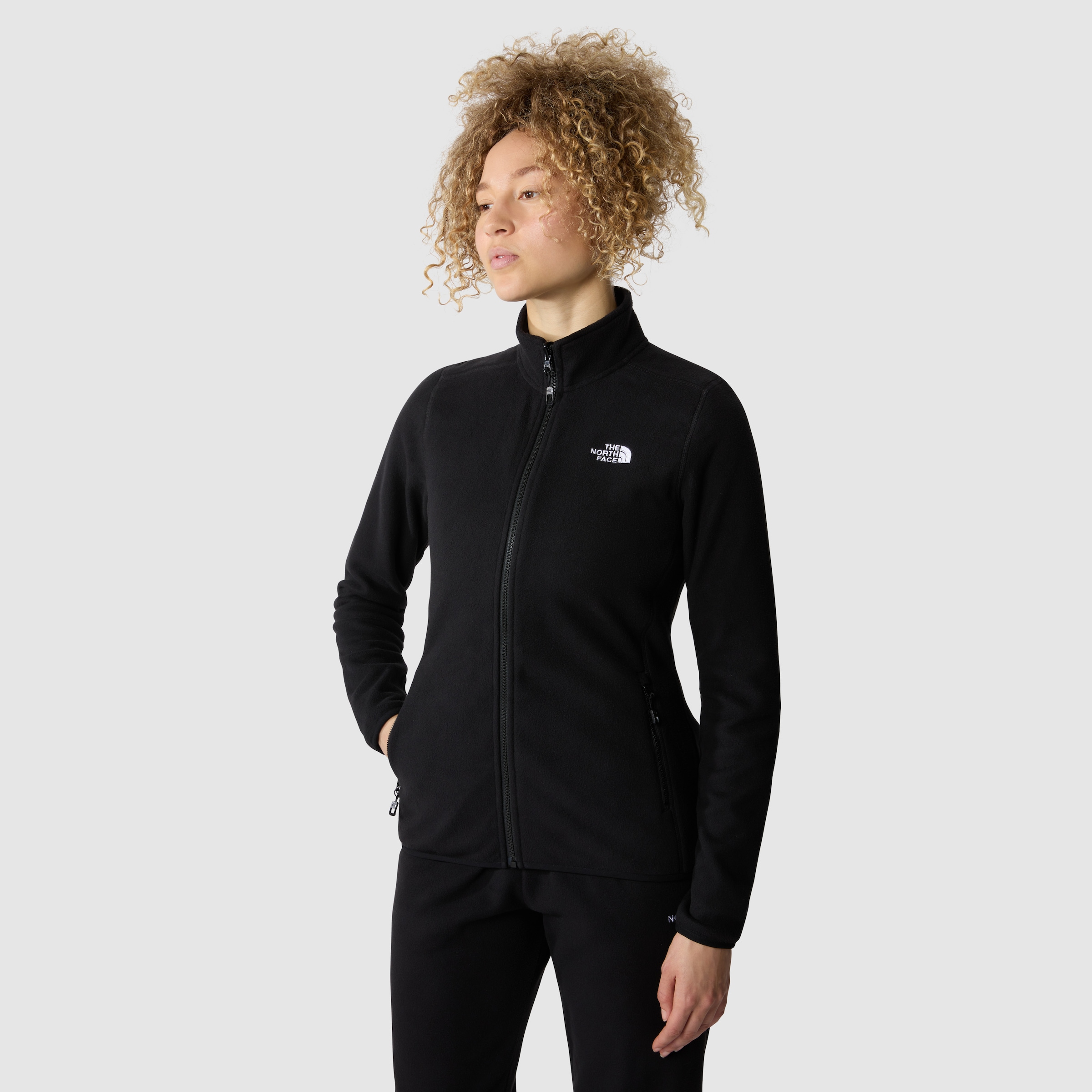 The North Face Fleecejacke "W 100 GLACIER FZ - EU", (1 St.), mit Logostickerei