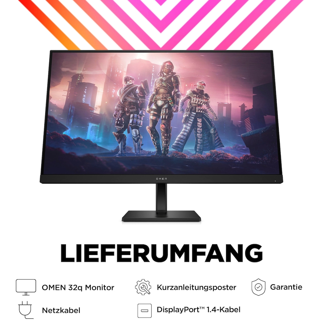 HP Gaming-Monitor »OMEN 32q (HSD-0157-A)«, 80 cm/32 Zoll, 2560 x 1440 px, QHD, 1 ms Reaktionszeit, 165 Hz