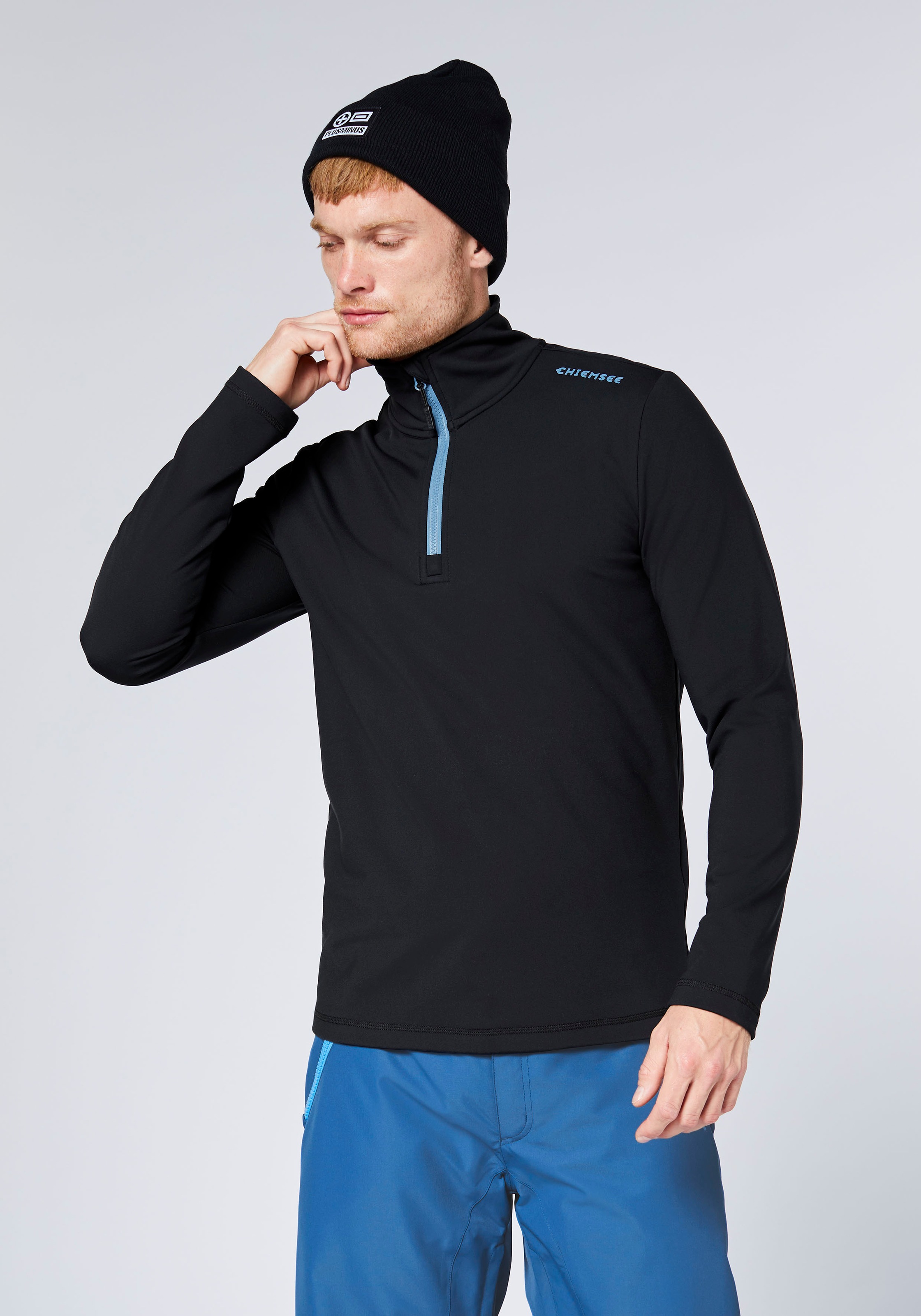 Chiemsee Strickfleece-Pullover aus Strickfleece, hochschließender Kragen, s günstig online kaufen