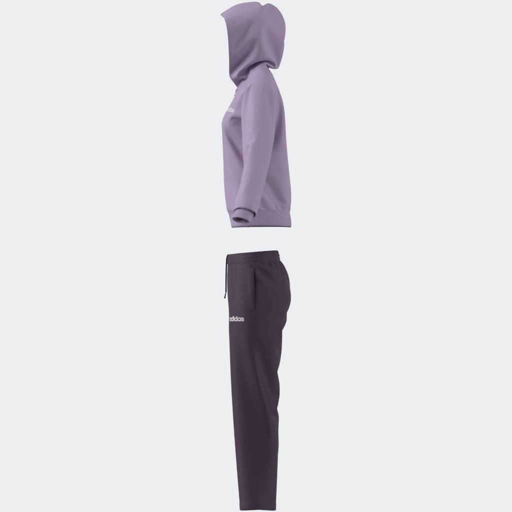 adidas Sportswear Trainingsanzug »W LINEAR TS«, (2 tlg.), Trainingsjacke mit Kapuze, Tracksuit