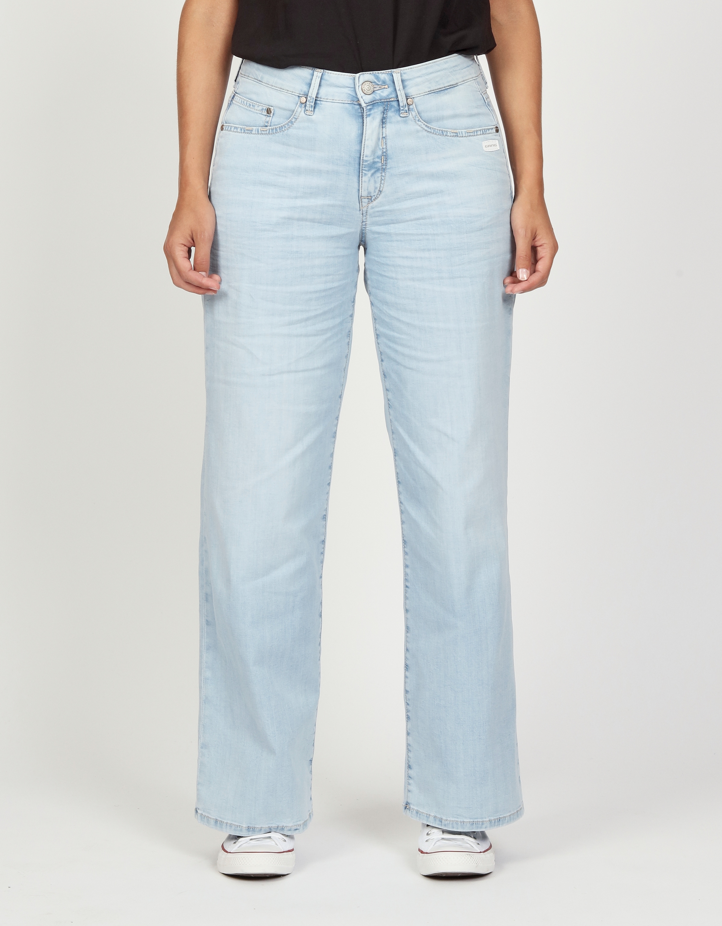 GANG Weite Jeans "94CARLOTTA", weiter Fit im bodenlangen Palazzo-Style günstig online kaufen