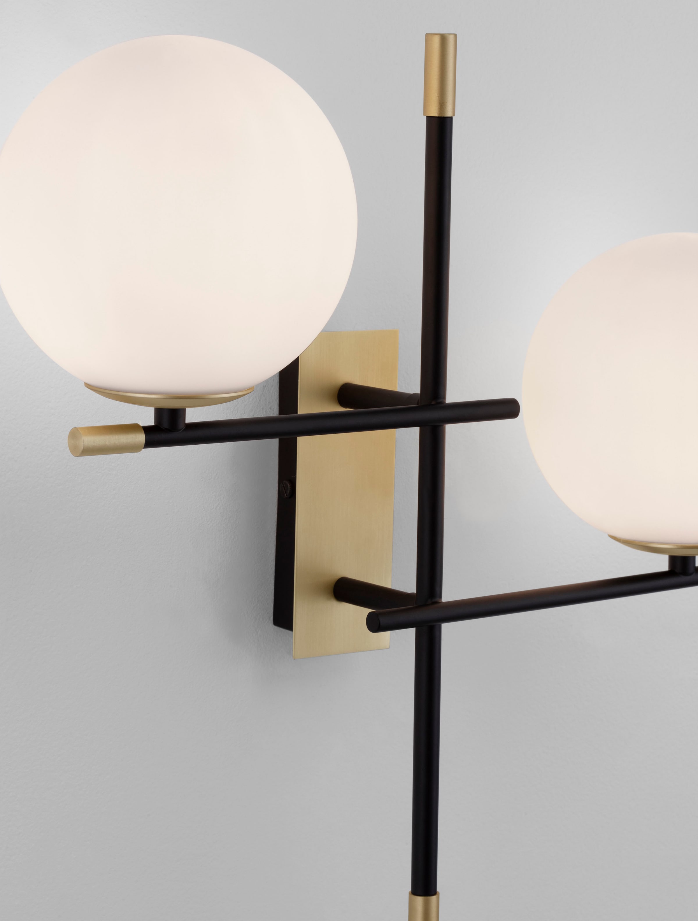 Nova Luce Wandleuchte »GIT«, 2 flammig, Leuchtmittel G9 | ohne Leuchtmittel, Ohne Beleuchtung