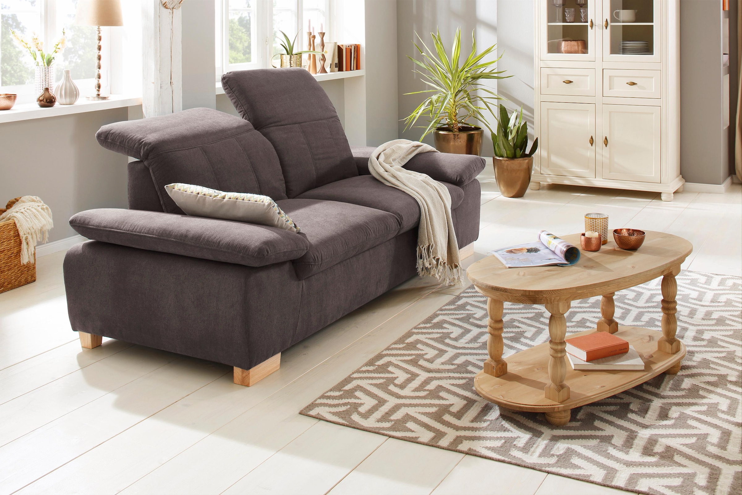 Home affaire 2,5-Sitzer "Bergamo Multifunktions-Couch, elegant und komforta günstig online kaufen