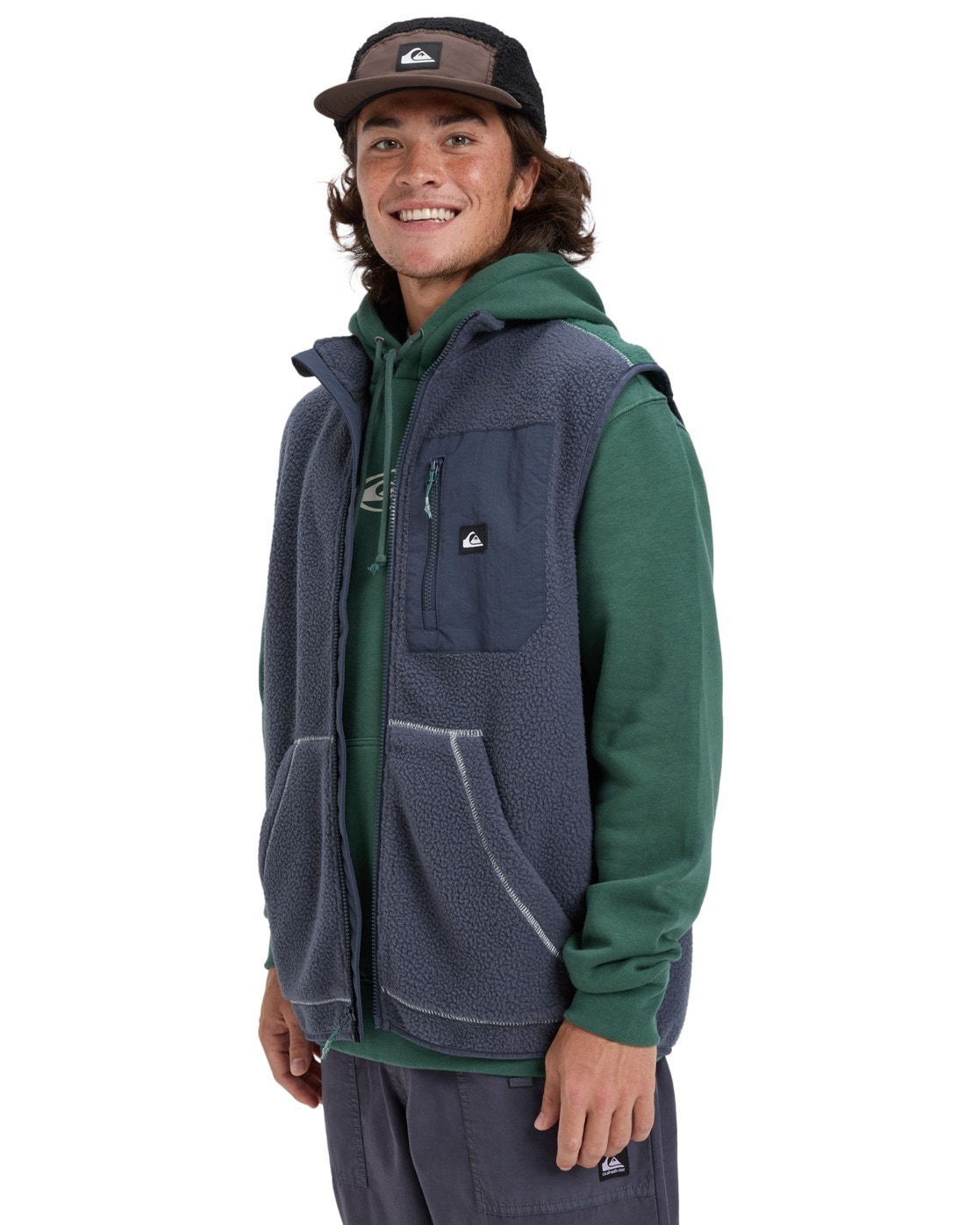 Quiksilver Fleecepullover »Clean Coast Gilet«

