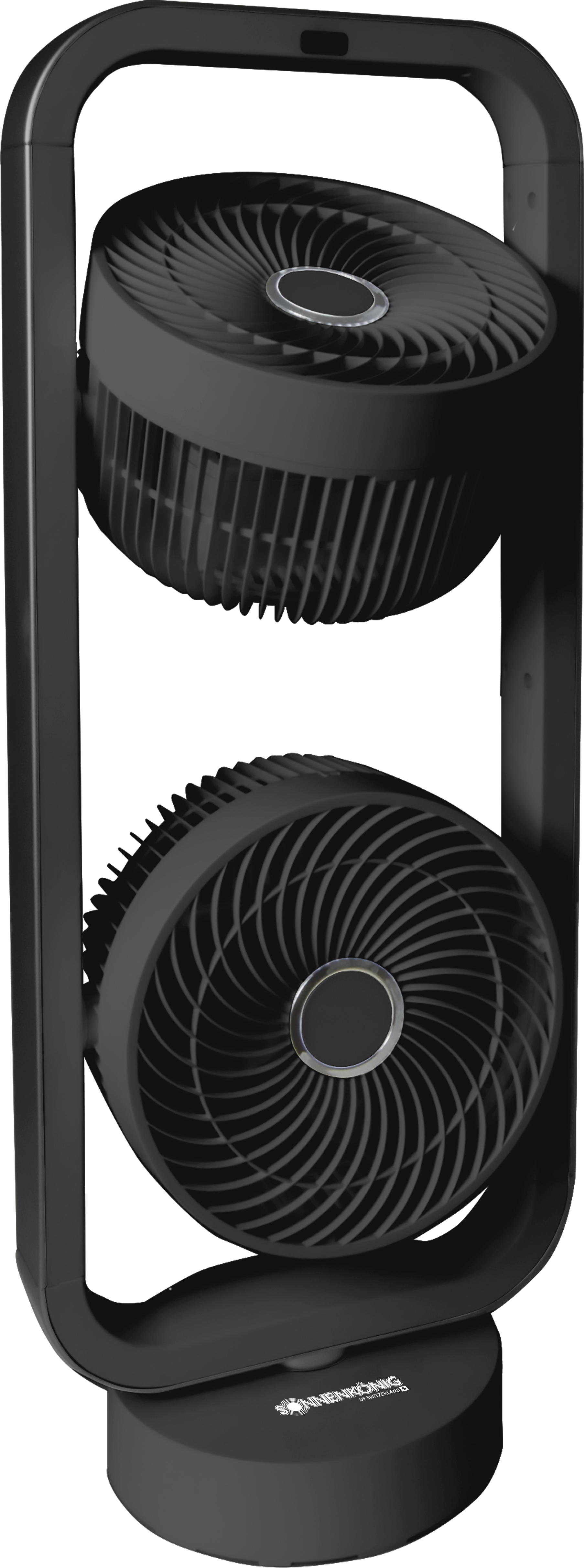 SONNENKÖNIG Standventilator "Vind 2 schwarz, 7h Timer, 728m3/h, 3 Geschwindigkeitsmodi", B:27cm H:70cm T:19cm, schwarz, Ventilatoren, 3