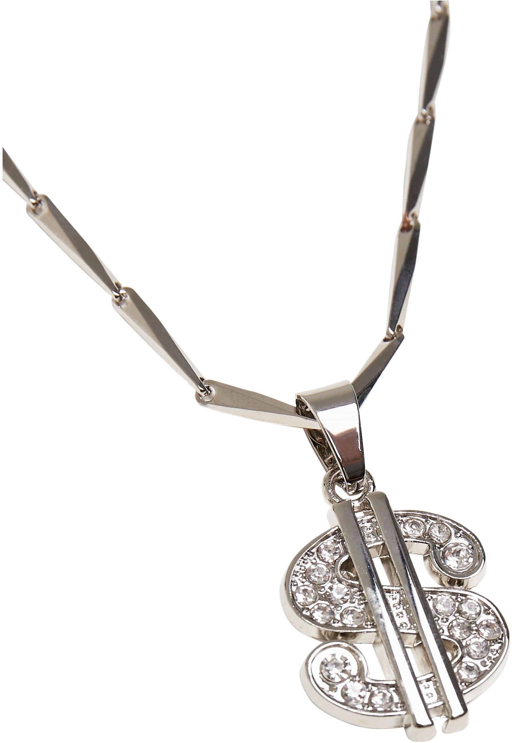 URBAN CLASSICS Edelstahlkette »Urban Classics Unisex Small Dollar Necklace«