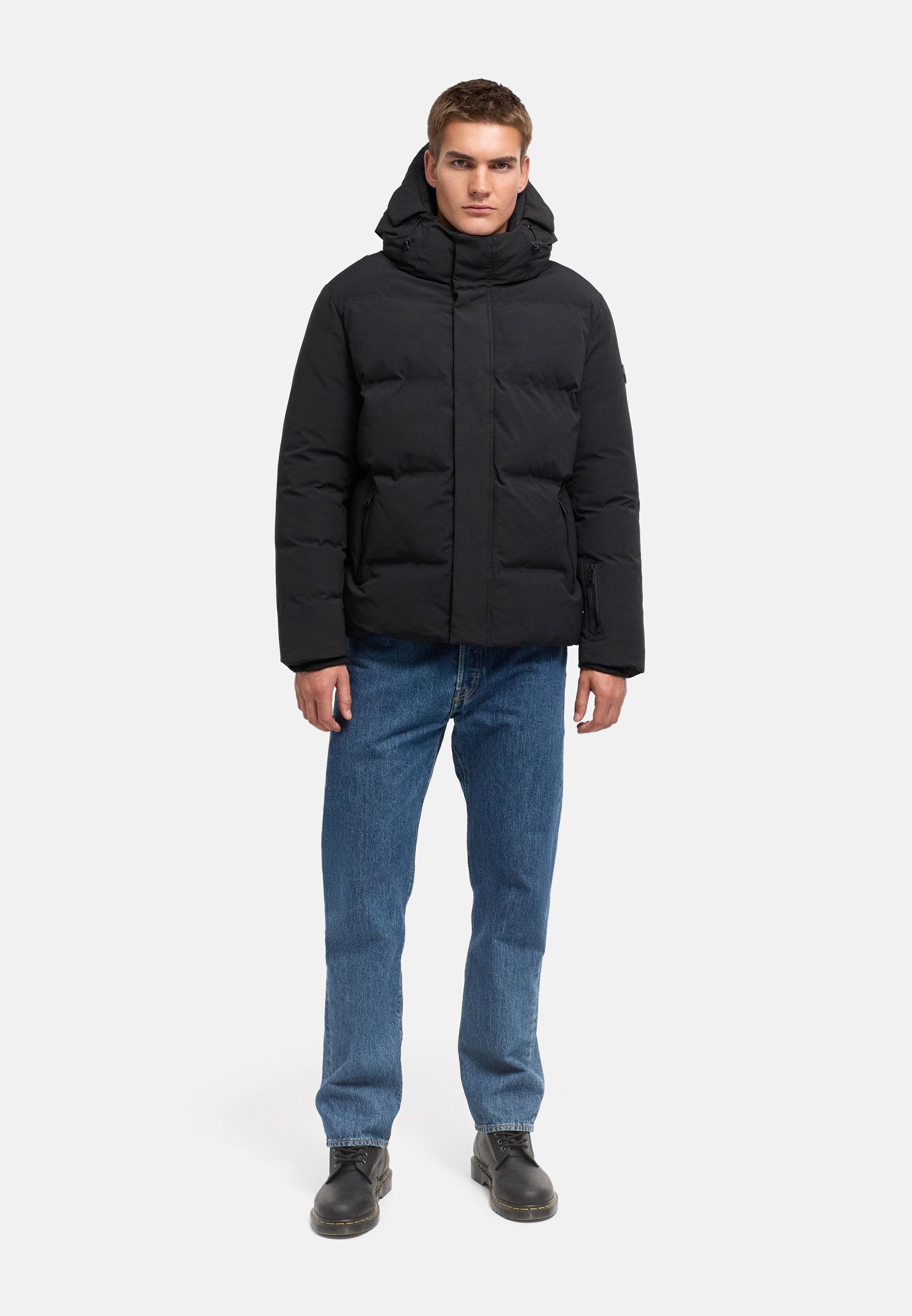 Stone Harbour Outdoorjacke »Nerioo XX« mit Kapuze Winterjacke im Stepp-Materialmix mit Kapuze, winddicht
