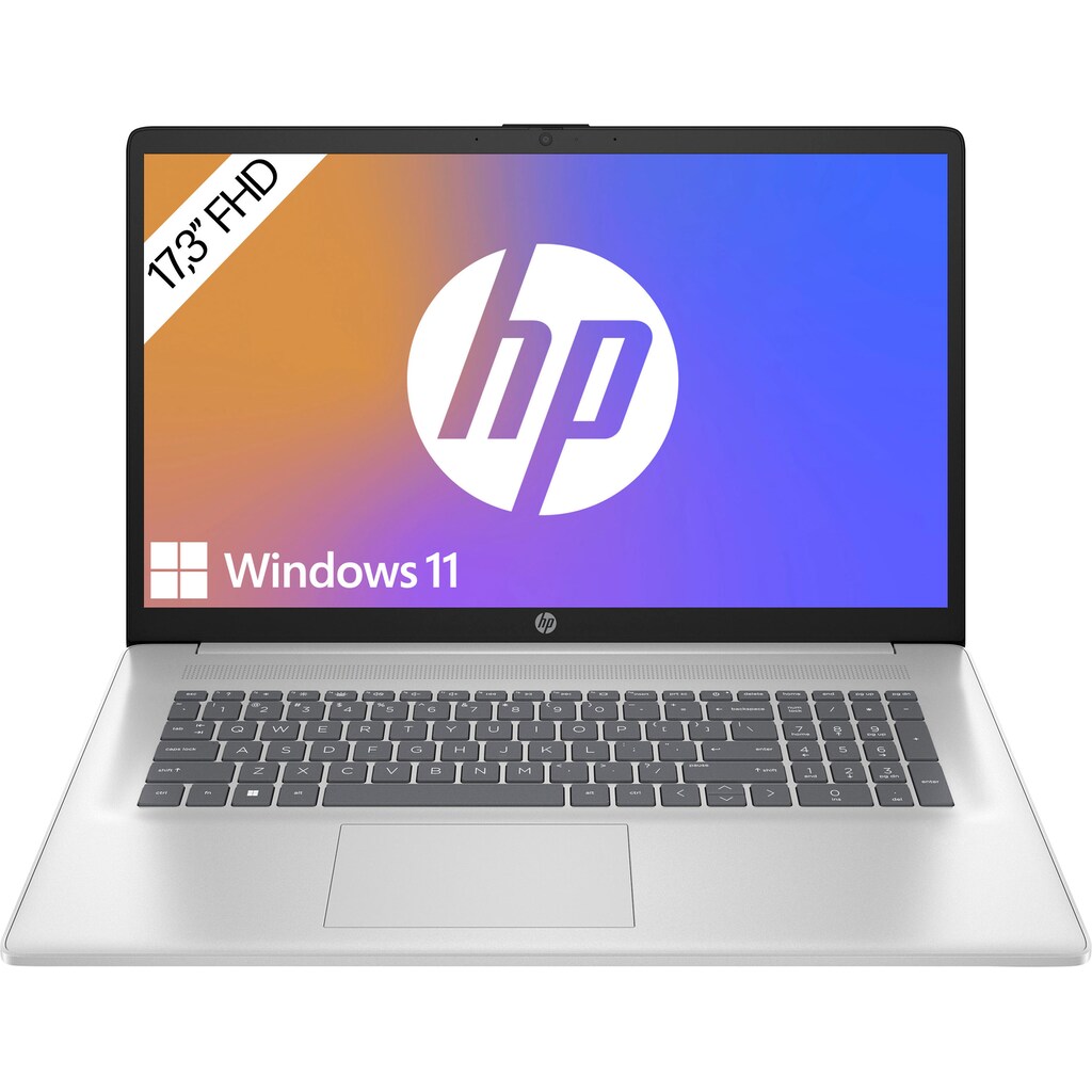 HP Notebook »17-cn3077ng«, 43,9 cm, / 17,3 Zoll, Intel, Core i7, GeForce MX550, 512 GB SSD