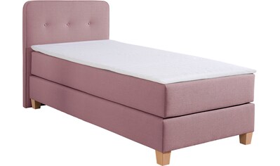 Boxspringbett »Fargo«, inkl. Topper, in 3 Matratzenarten, viele Farben, in 6 Breiten