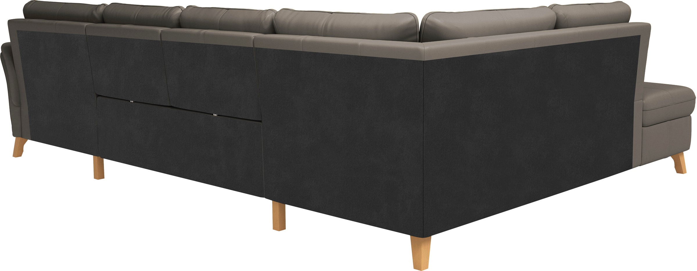 sit&more Wohnlandschaft »Göteborg«, inkl. Sitztiefenverstellung, wahlweise mit Bettfunktion & Bettkasten