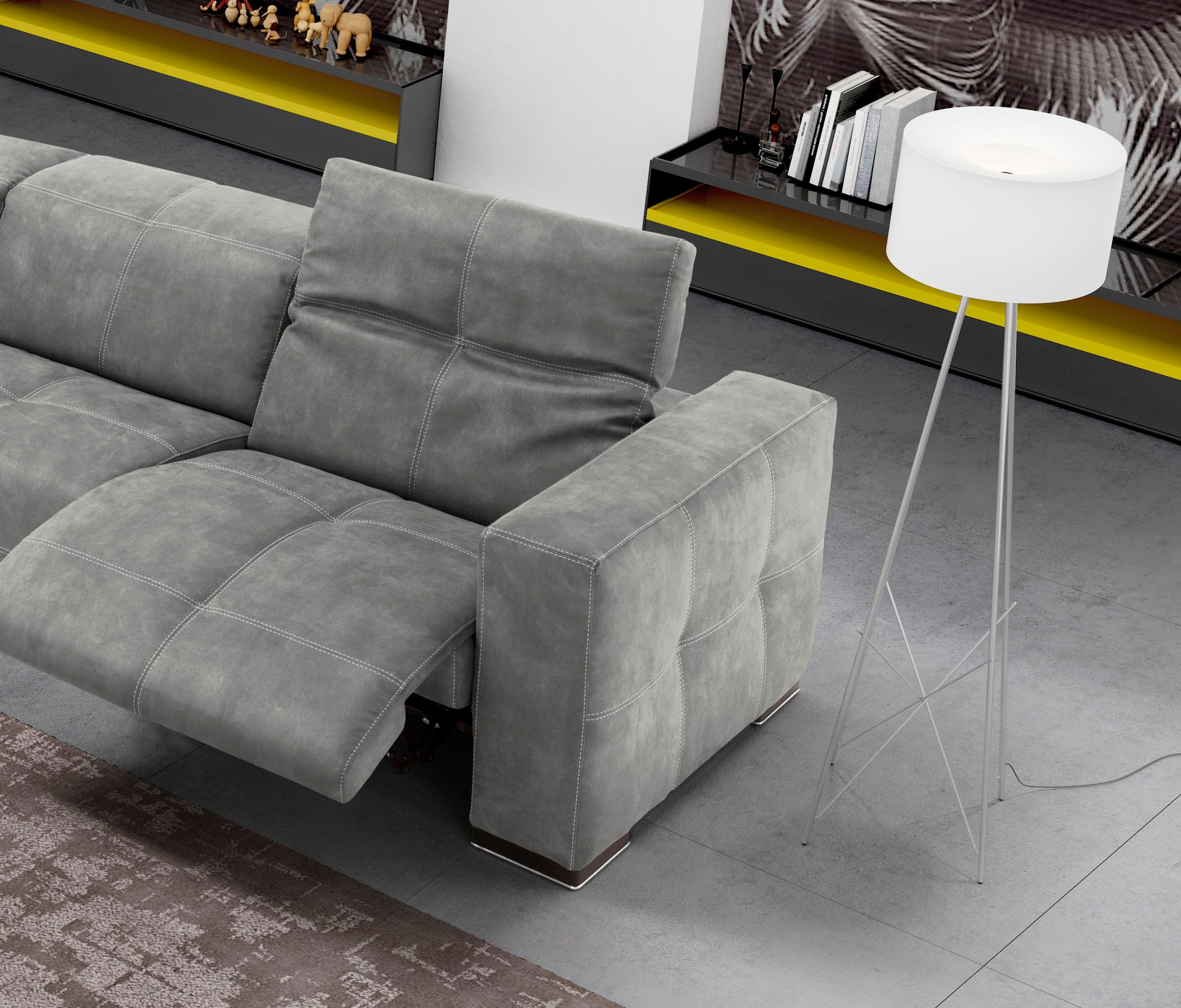 Thumbnail - Egoitaliano Ecksofa "Sauvanne, Designsofa der Extraklasse, elegant und bequem" wahlweise mit elektrischer Relaxfunktion,...