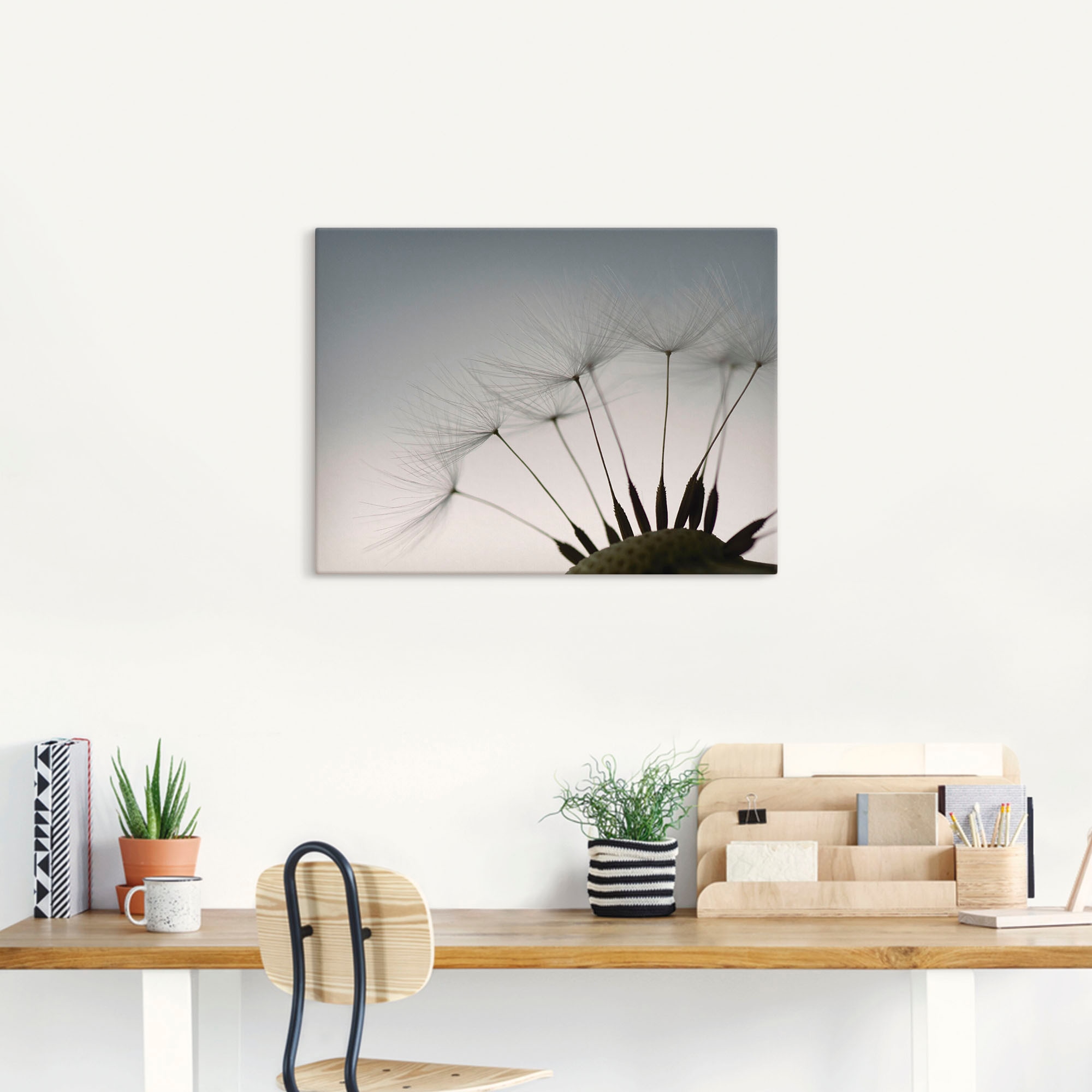 Artland Leinwandbild »Pusteblumen-Samen I« Blumen 1 Stk. tlg. auf Holzrahmen gespannt