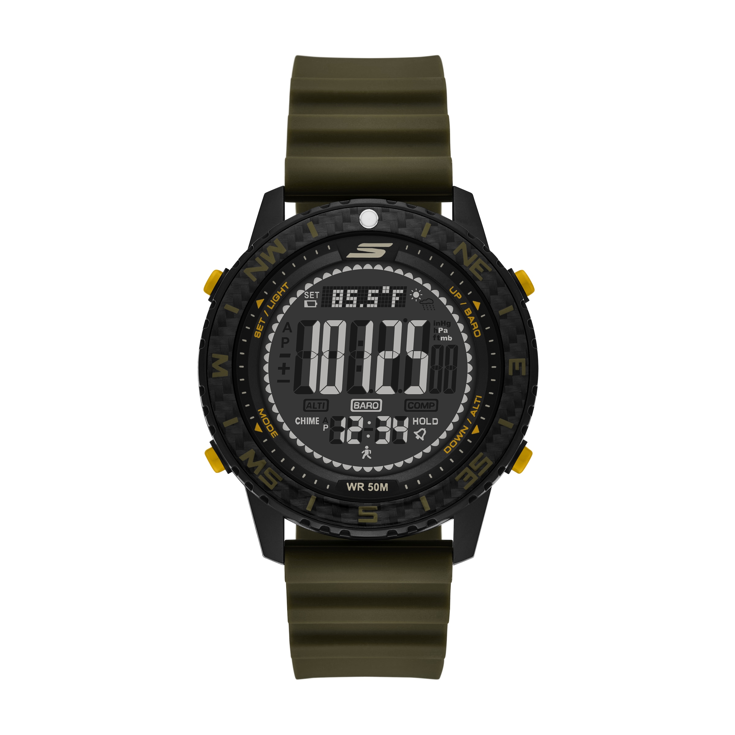 Skechers Chronograph »Adventure Sport« Quarzuhr, Armbanduhr, Herrenuhr, Silikonarmband, digital, Tag