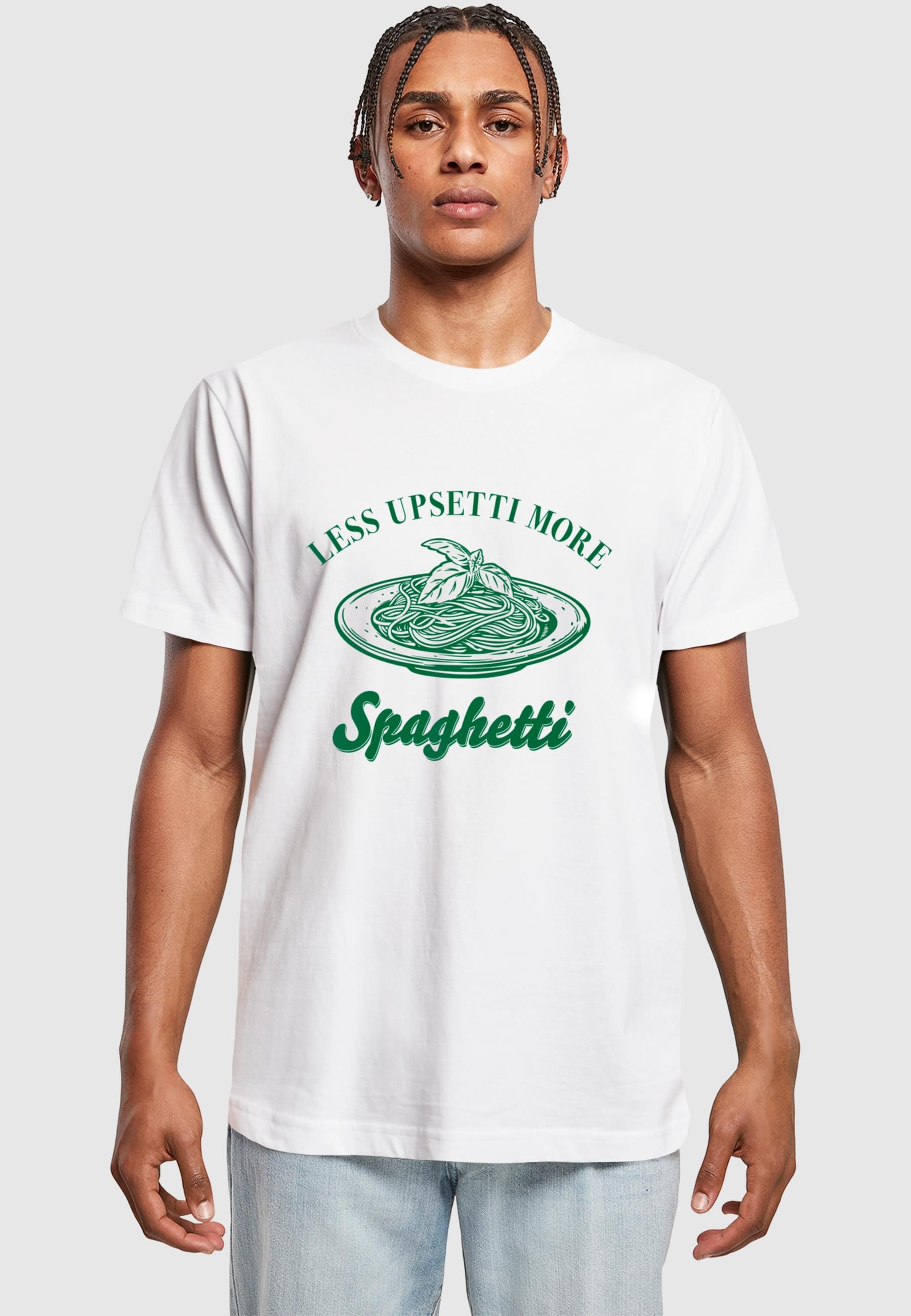MisterTee T-Shirt »MisterTee Upsetti Spaghetti Tee«, (1 tlg.)