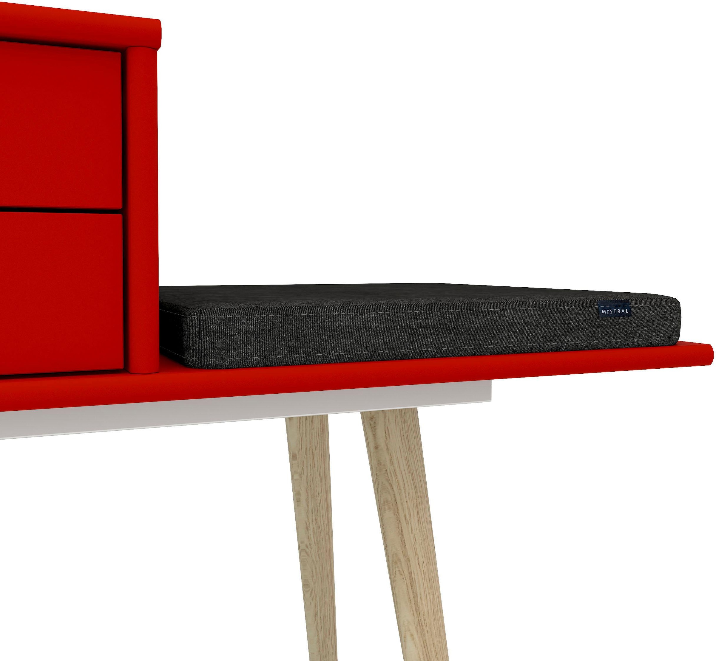 Hammel Furniture Sitzbank Flur | mit Sitzkissen, Holzbeine, Sitzhocker, Eingang einem und 89 BAUR Schubladen Breite: Foyer«, zwei cm »Mistral Aufbewahrungsbank