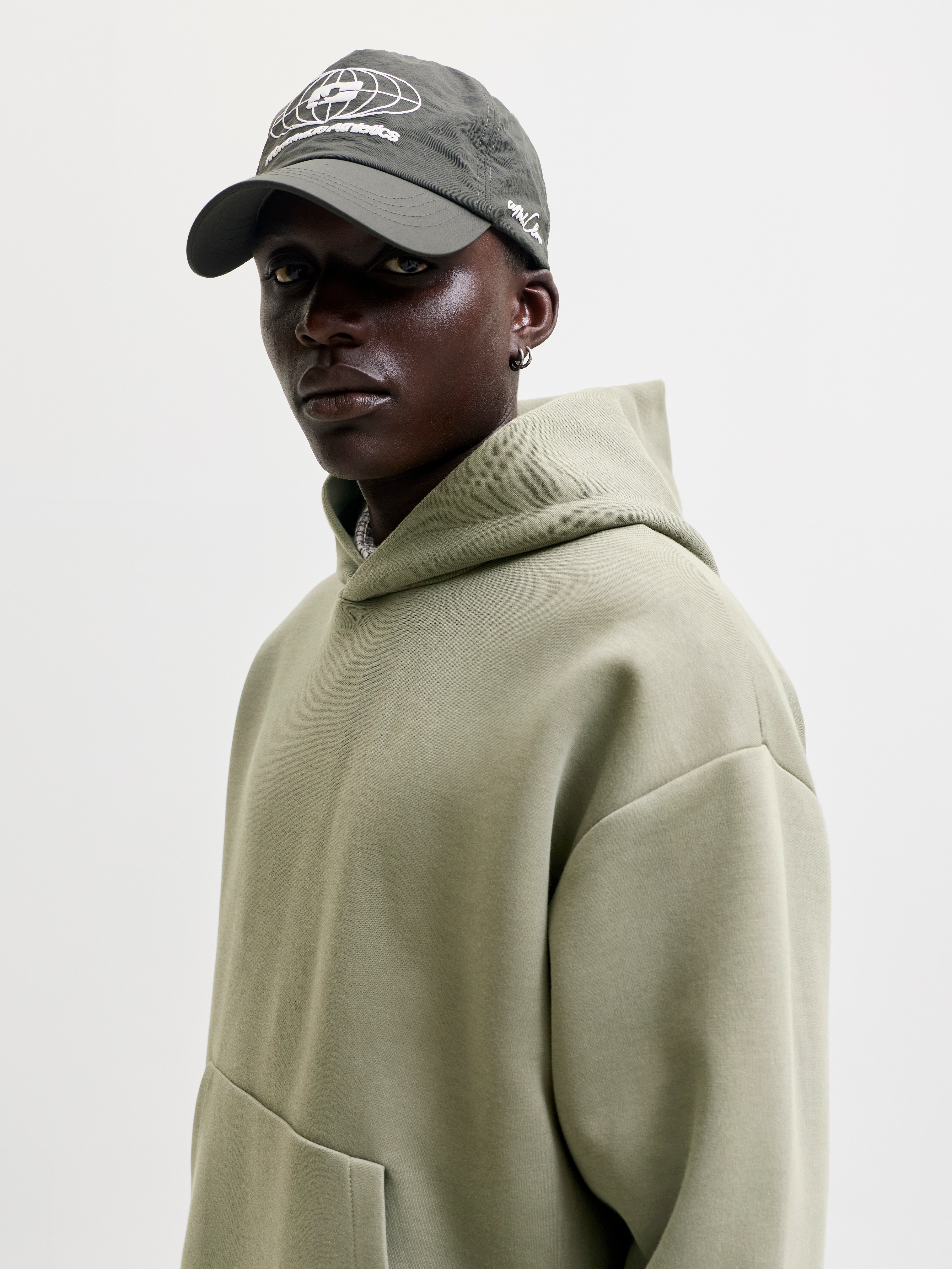 Jack & Jones Kapuzensweatshirt "JJEBARRON SWEAT HOOD NOOS", Materialmix, relaxed fit