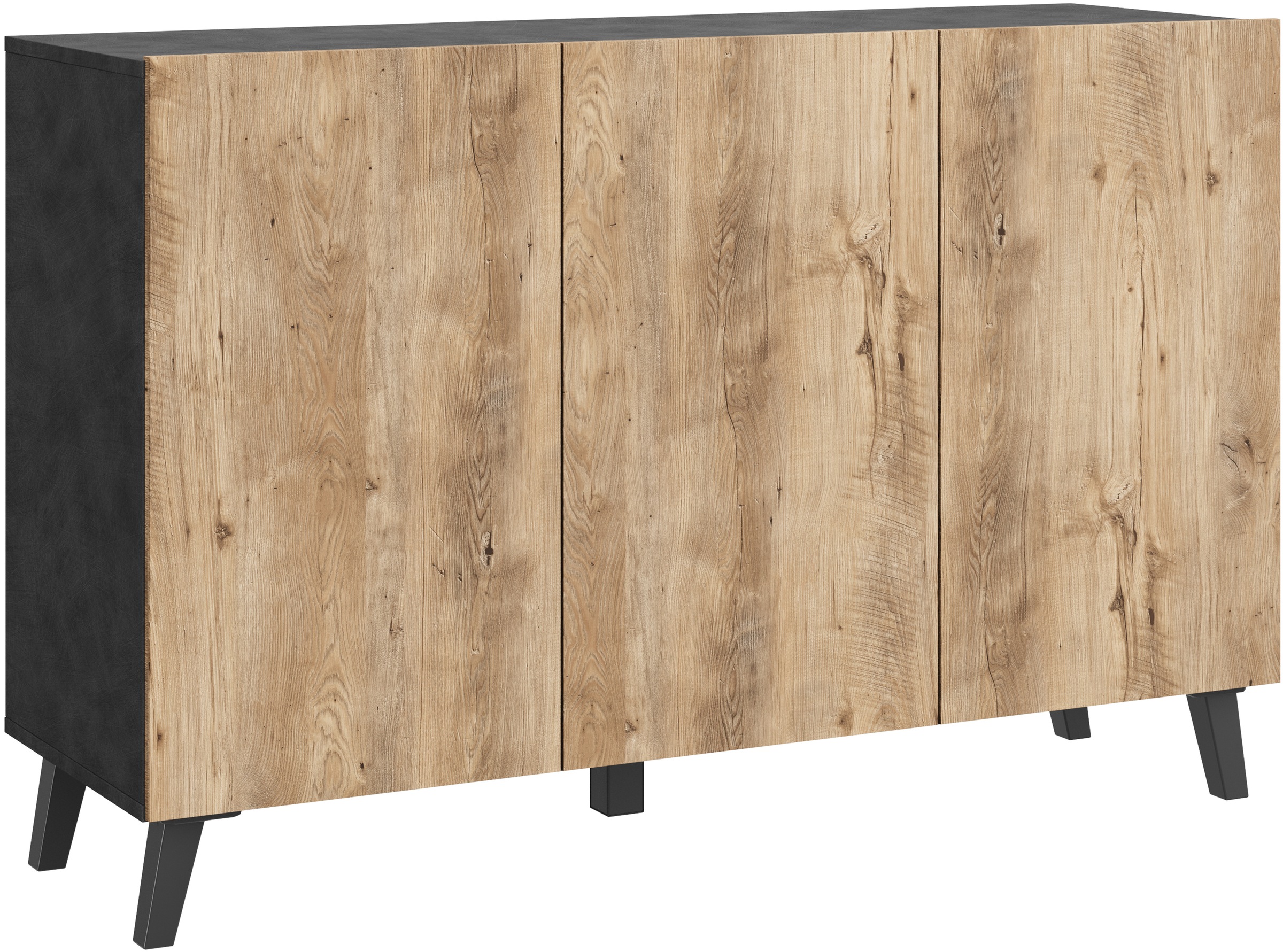 Home affaire Sideboard "SIDEBOARD PHUKET II, Stilvolle, grifflose Kommode, günstig online kaufen