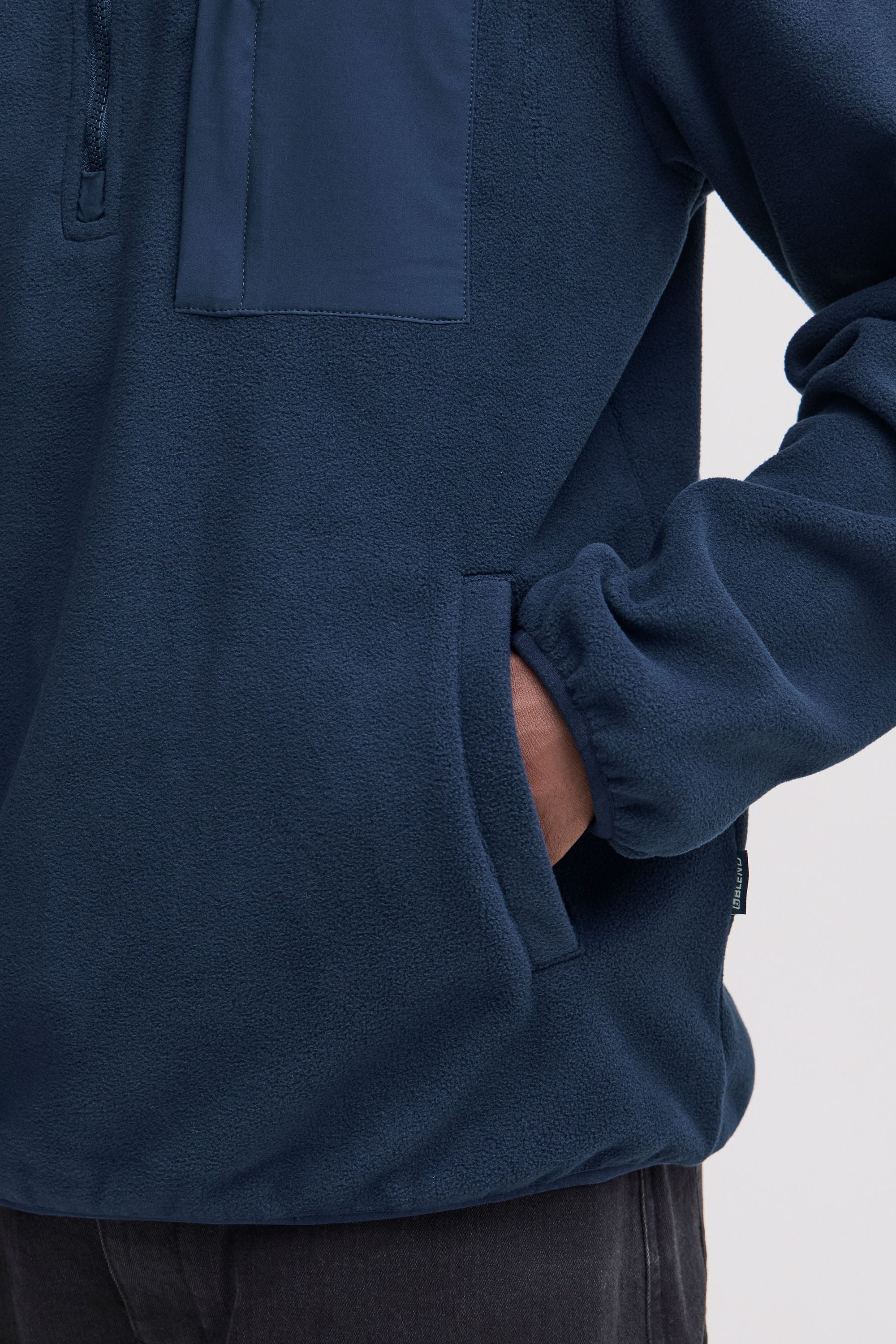 Blend Fleecejacke »Fleecejacke BHBROOKS Sweatshirt halfzipp«