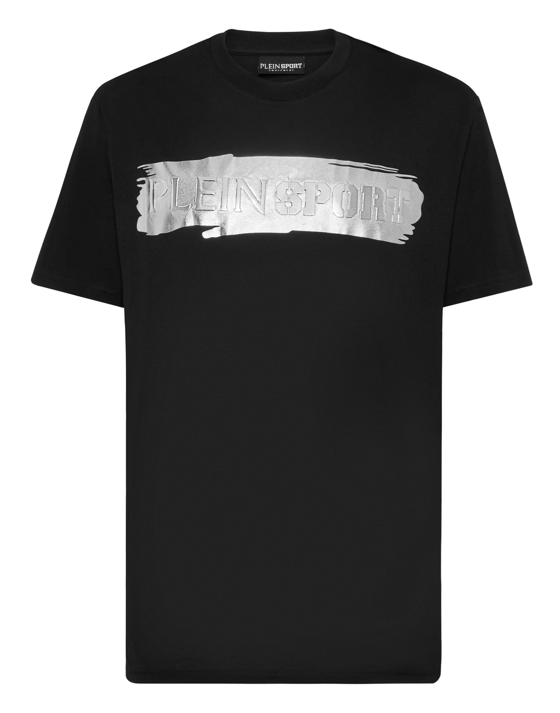 PLEIN SPORT T-Shirt »T-shirt Round Neck SS Silver Brush«