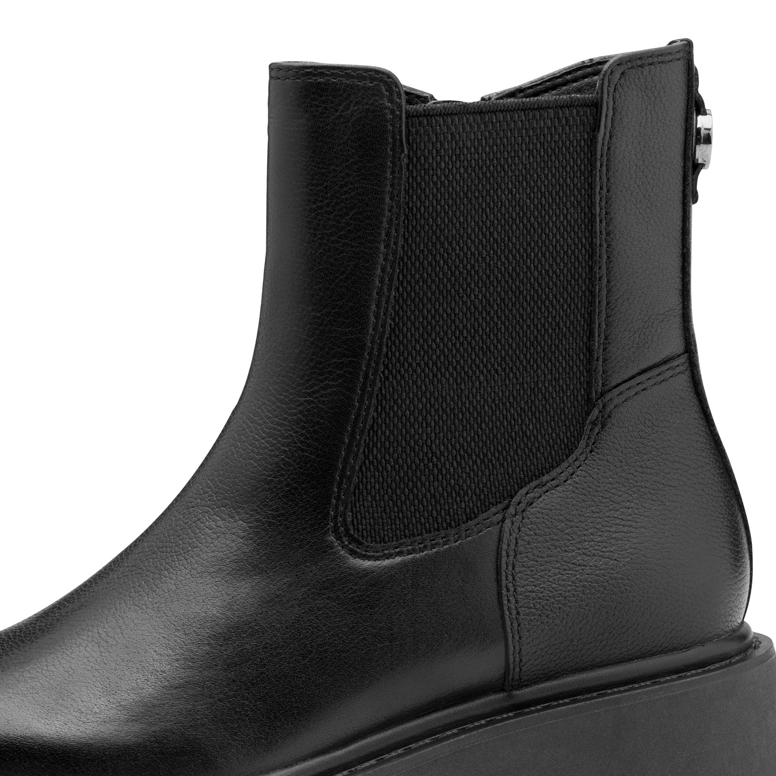 Tamaris Chelseaboots, Blockabsatz, Stiefelette mit Stretcheinsatz an der Außenseite