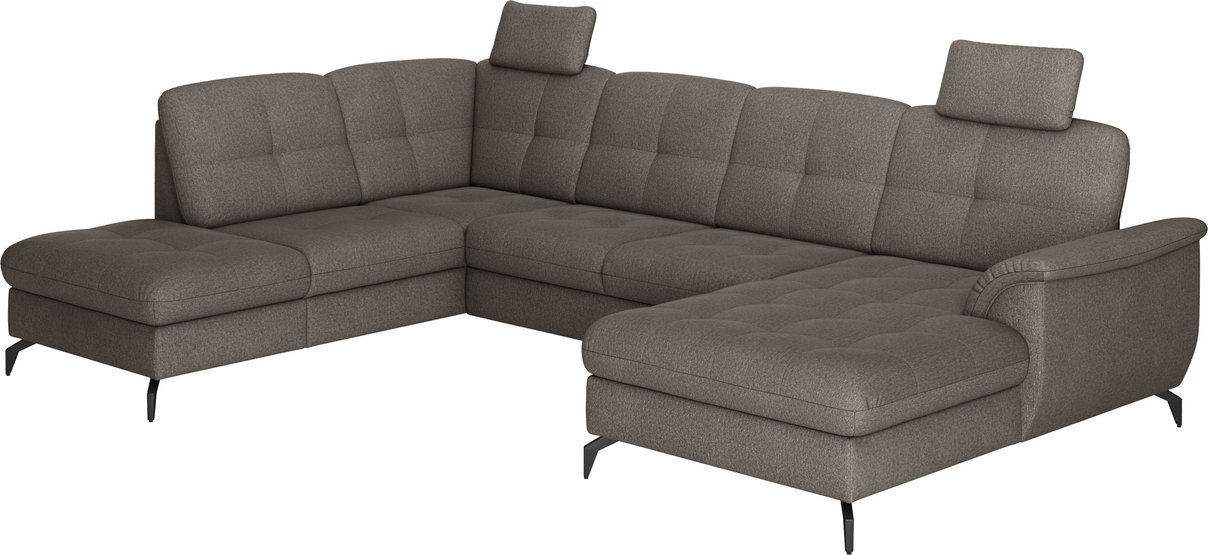 sit&more Wohnlandschaft »Zora U-Form«, wahlweise mit Bettfunktion und Bettkasten