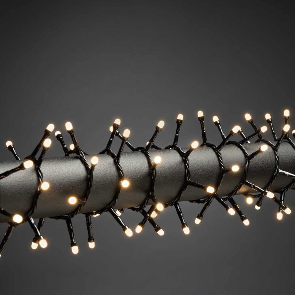 KONSTSMIDE LED-Lichterkette »Weihnachtsdeko aussen«, gefrostet, 2000 warm weiße Dioden