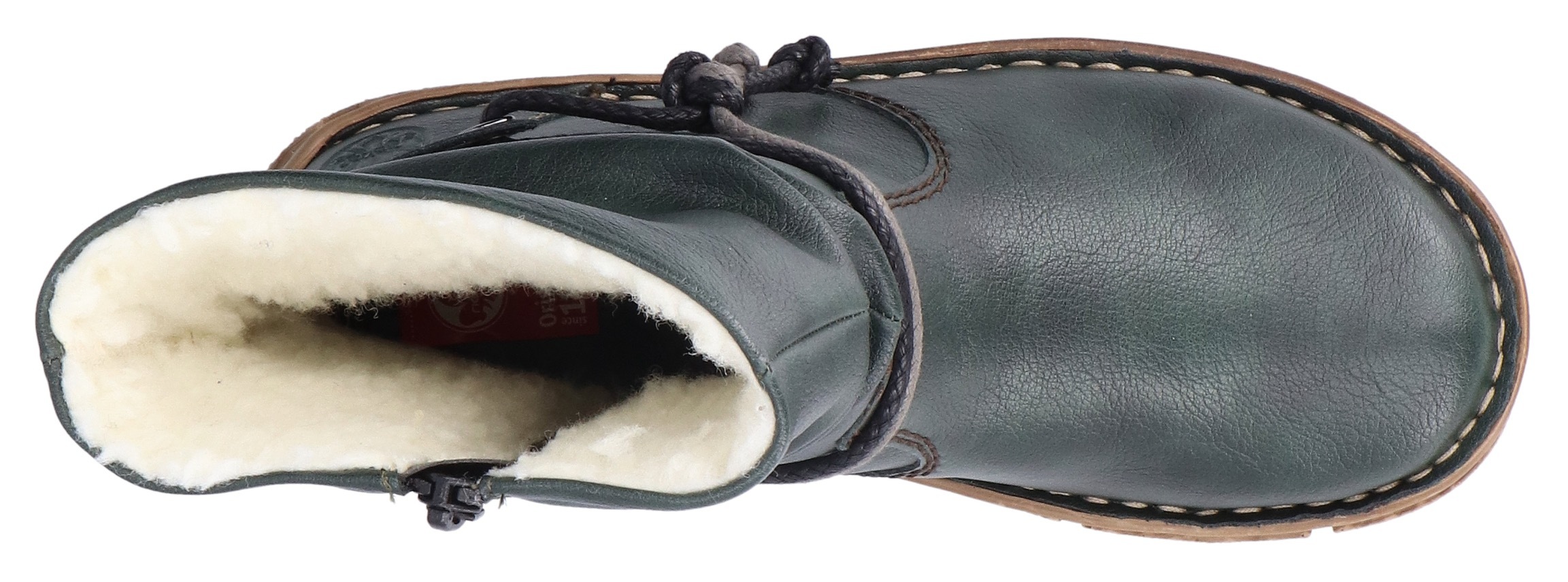 Rieker Winterboots, Winterstiefelette, slouchy Schaft, Reißverschluss, mit Warmfutter