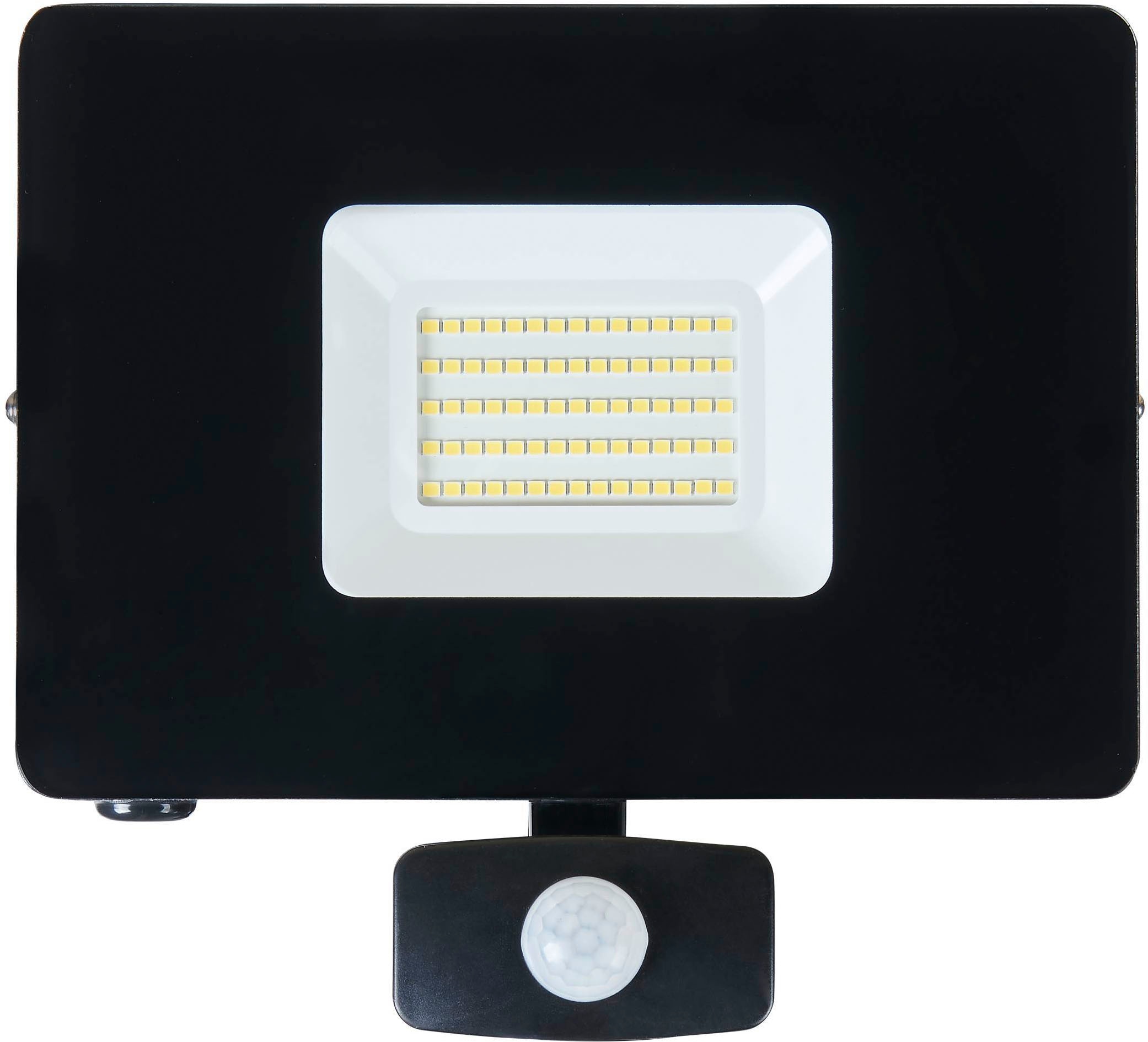 EGLO Wandleuchte »Faedo 3, Außen-Strahler, Außenleuchte, Wandstrahler, IP44, Lampe« LED-Modul 1 Stk. Kaltweiß Wand-/Deckenleuchte - L20,5 x H20 x AL5 cm - schwarz - 53W inkl.
