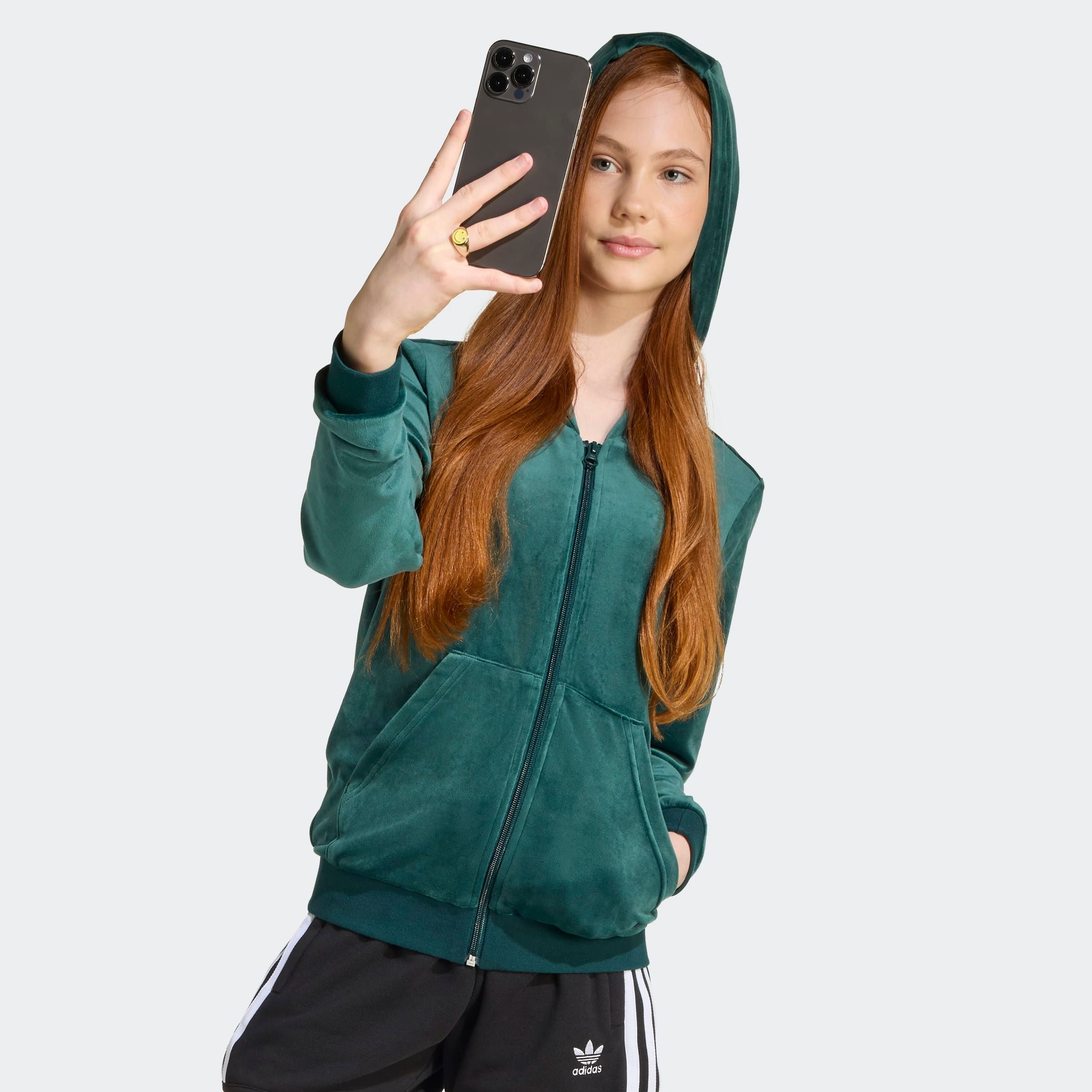 adidas Originals Kapuzensweatshirt »VELOUR Z HOODIE«