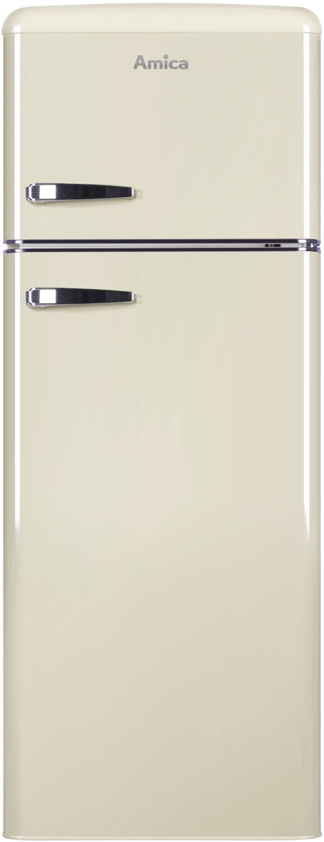 Amica Kühl-/Gefrierkombination "DTR 374 190 B" 144 cm hoch 55 cm breit günstig online kaufen