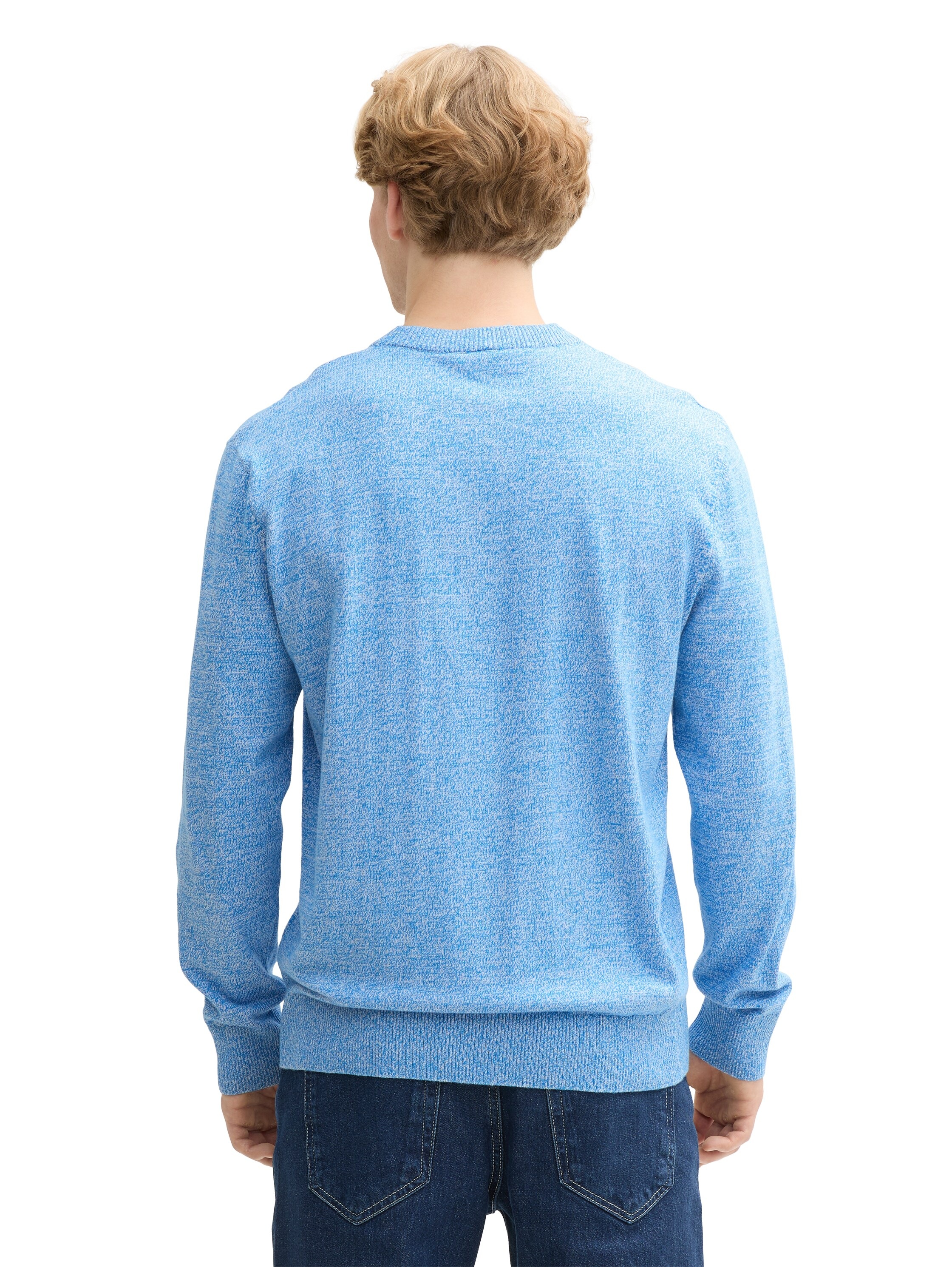 TOM TAILOR Denim Strickpullover, in melierter Optik günstig online kaufen