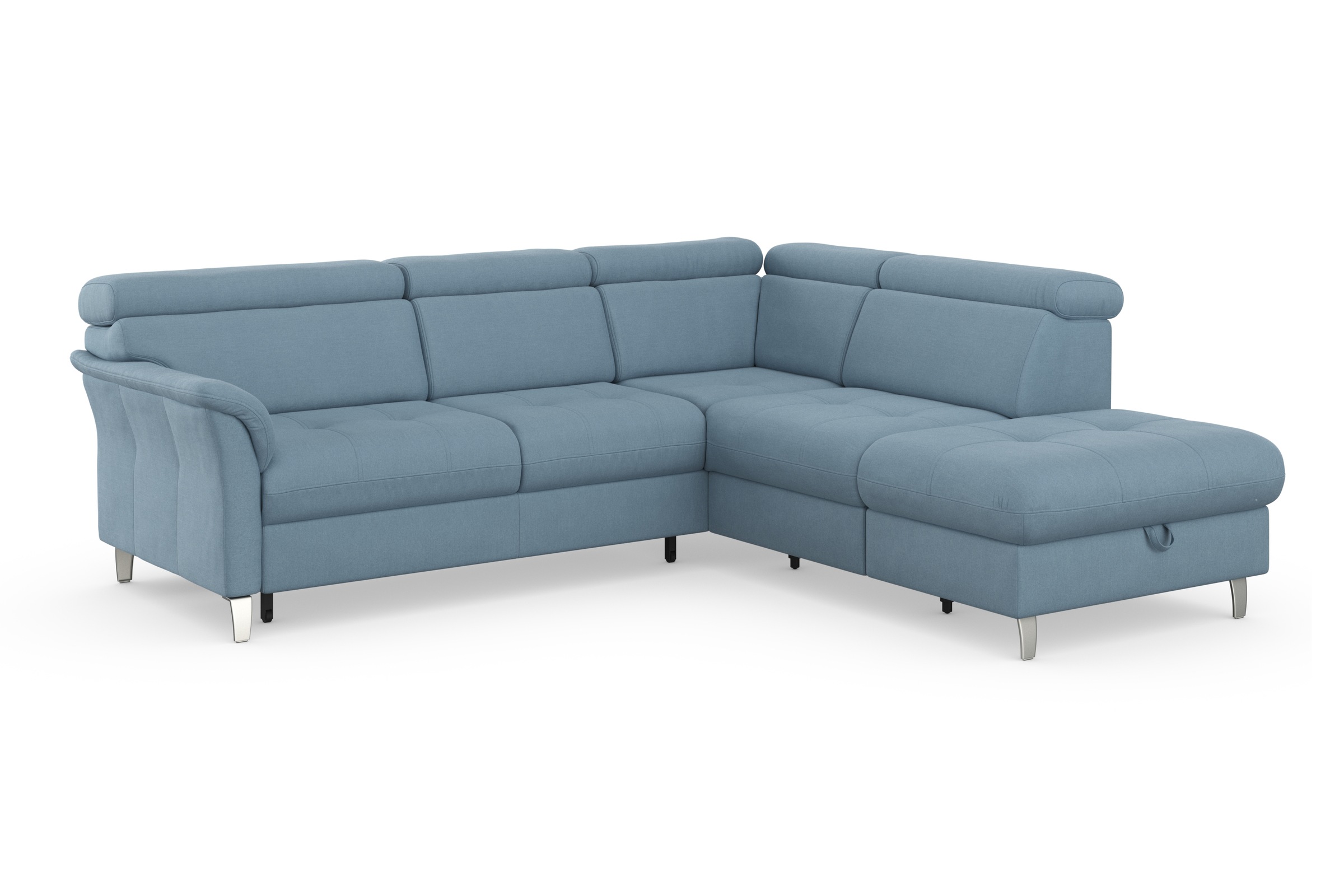 Thumbnail - sit&more Ecksofa "Marano L-Form" inklusive Kopfteilverstellung, wahlweise mit Bettfunktion, Bettkasten